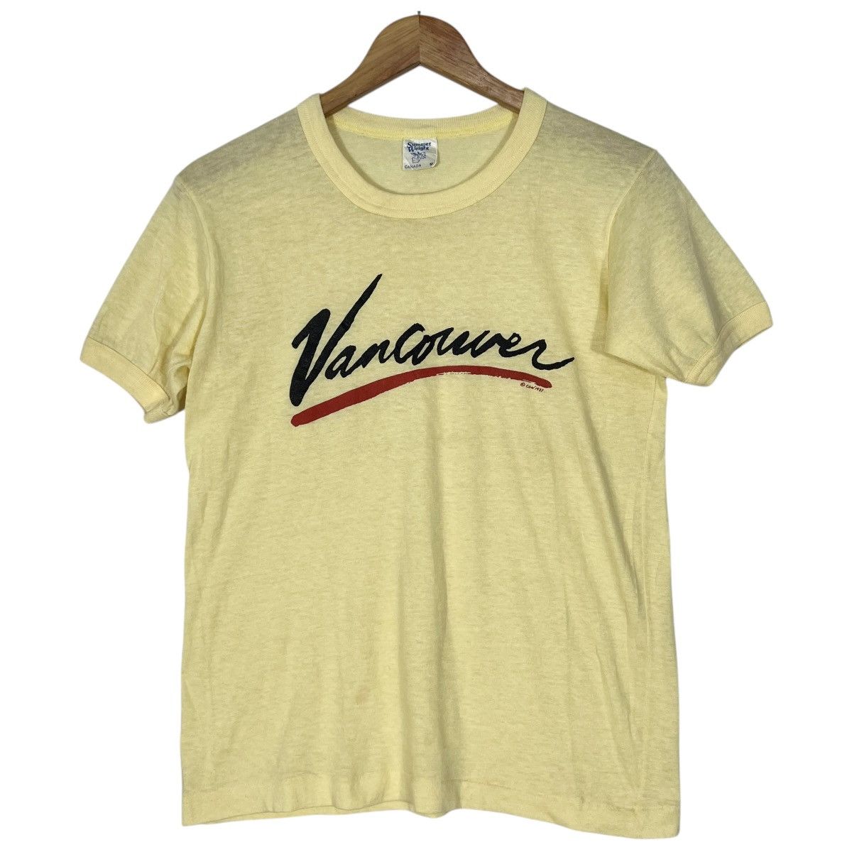 Vintage 1980s Vintage Vancouver Canada Tee Size US S / EU 44-46 / 1 - 1 Thumbnail