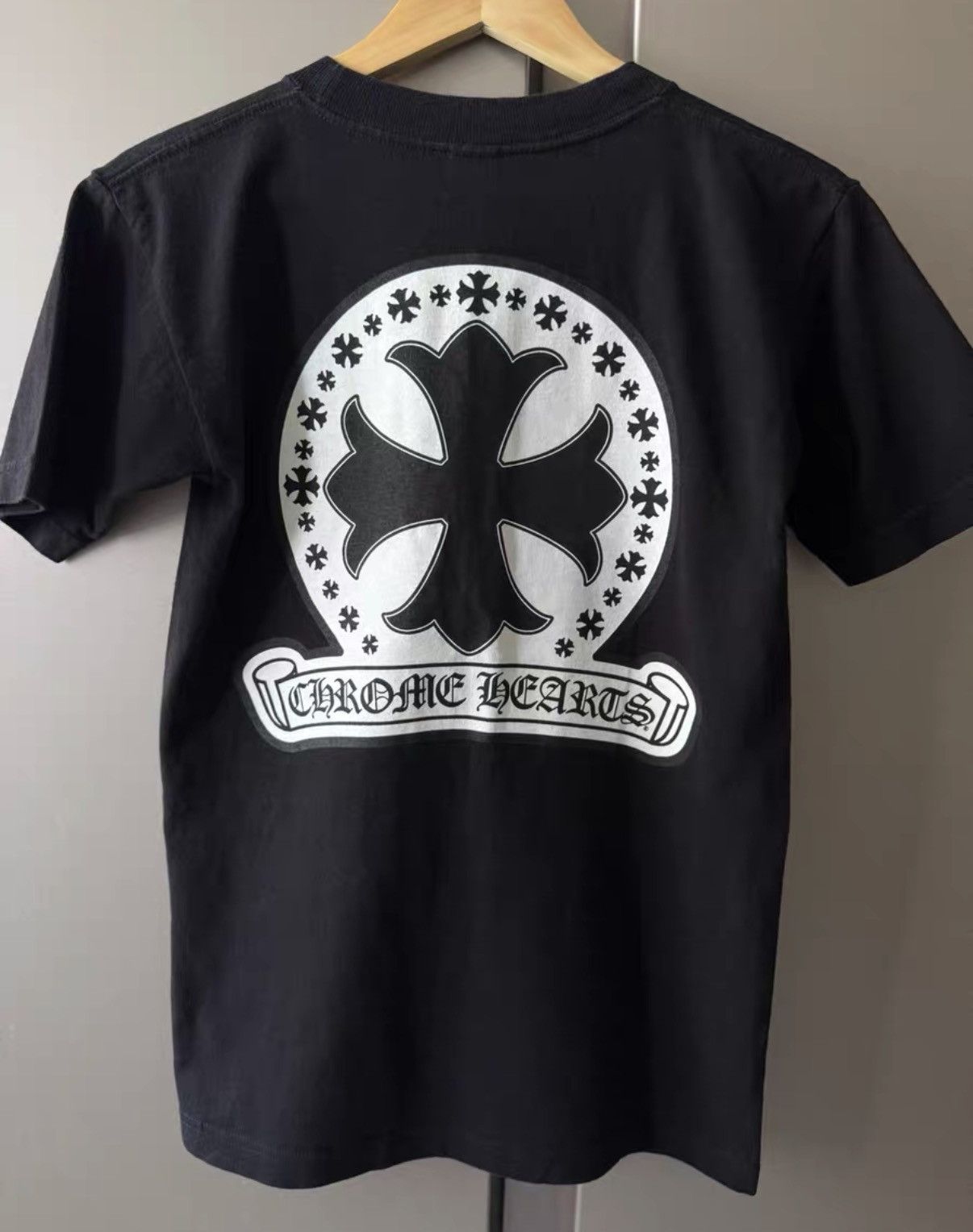 Chrome Hearts Chrome Hearts Cross & Scroll Print Short Sleeve Tee Size US S / EU 44-46 / 1 - 1 Thumbnail