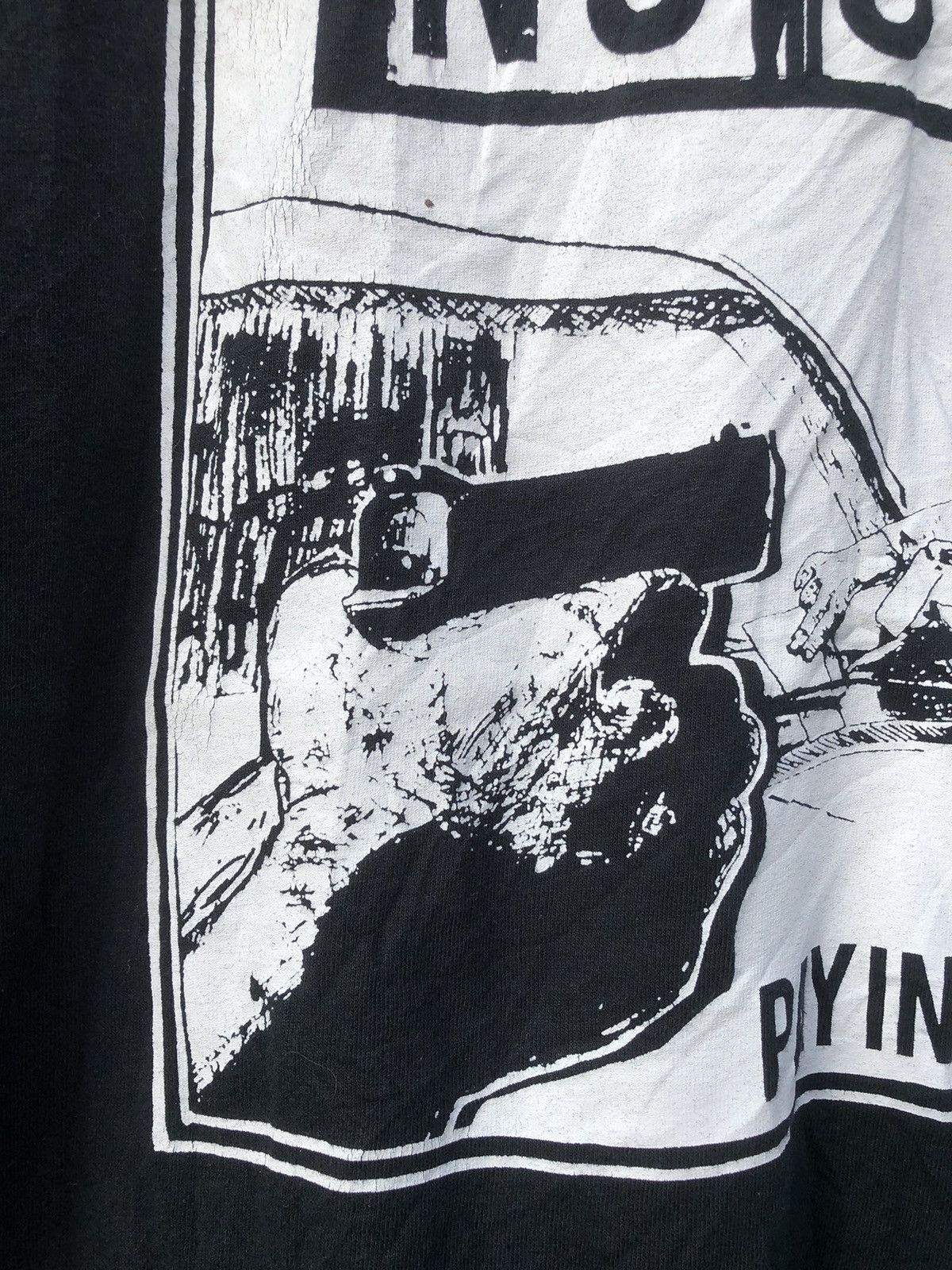 Band Tees × Nirvana × Vintage Vintage Y2K No Skin “Paying The Fine” Tshirt Size US L / EU 52-54 / 3 - 9 Thumbnail