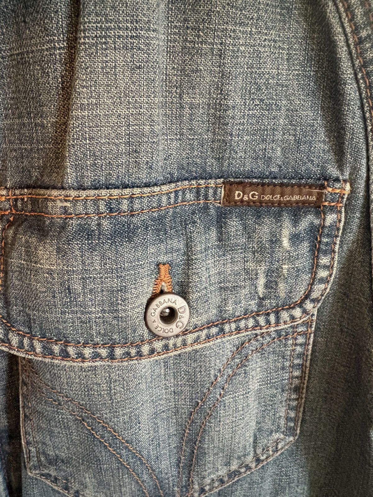 Dolce & Gabbana Dolce & Gabbana Denim Jacket Size US S / EU 44-46 / 1 - 5 Thumbnail
