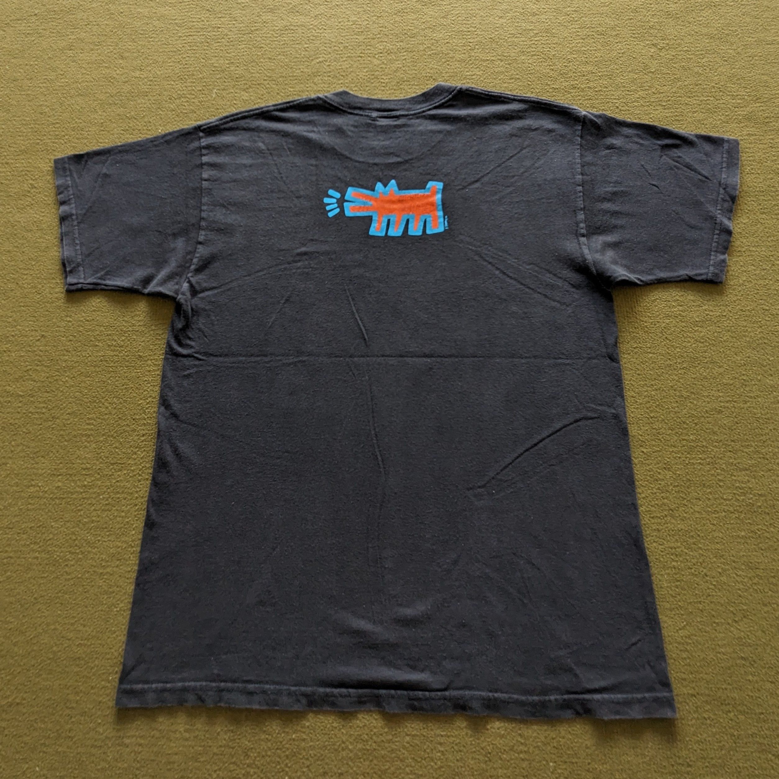 Keith Haring Vintage KEITH HARING Pop Shop T-shirt Size US L / EU 52-54 / 3 - 3 Thumbnail
