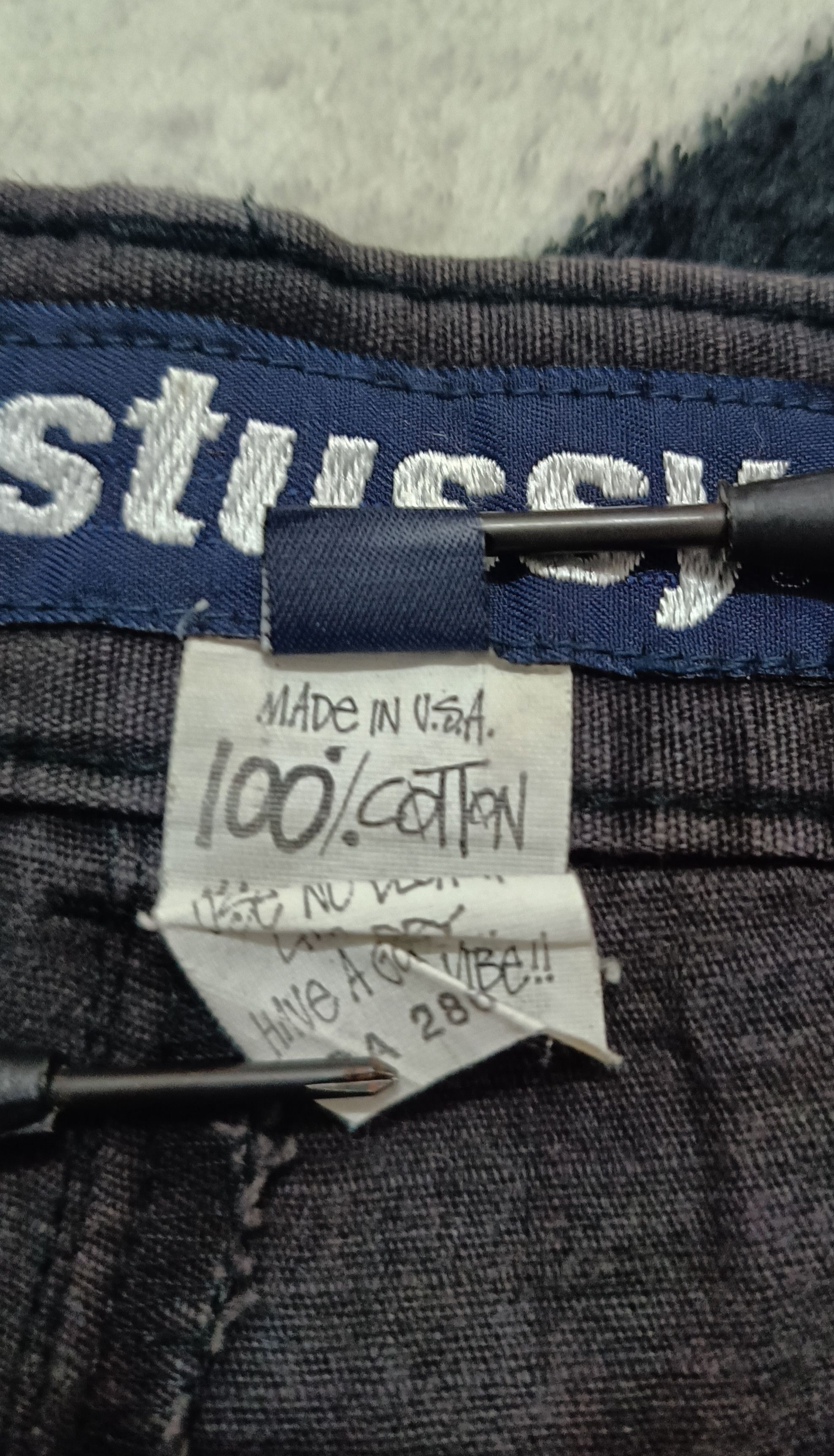 Stussy 🔥🔥Rare Distressed Vintage 90s Stussy Pants Size US 34 / EU 50 - 5 Thumbnail