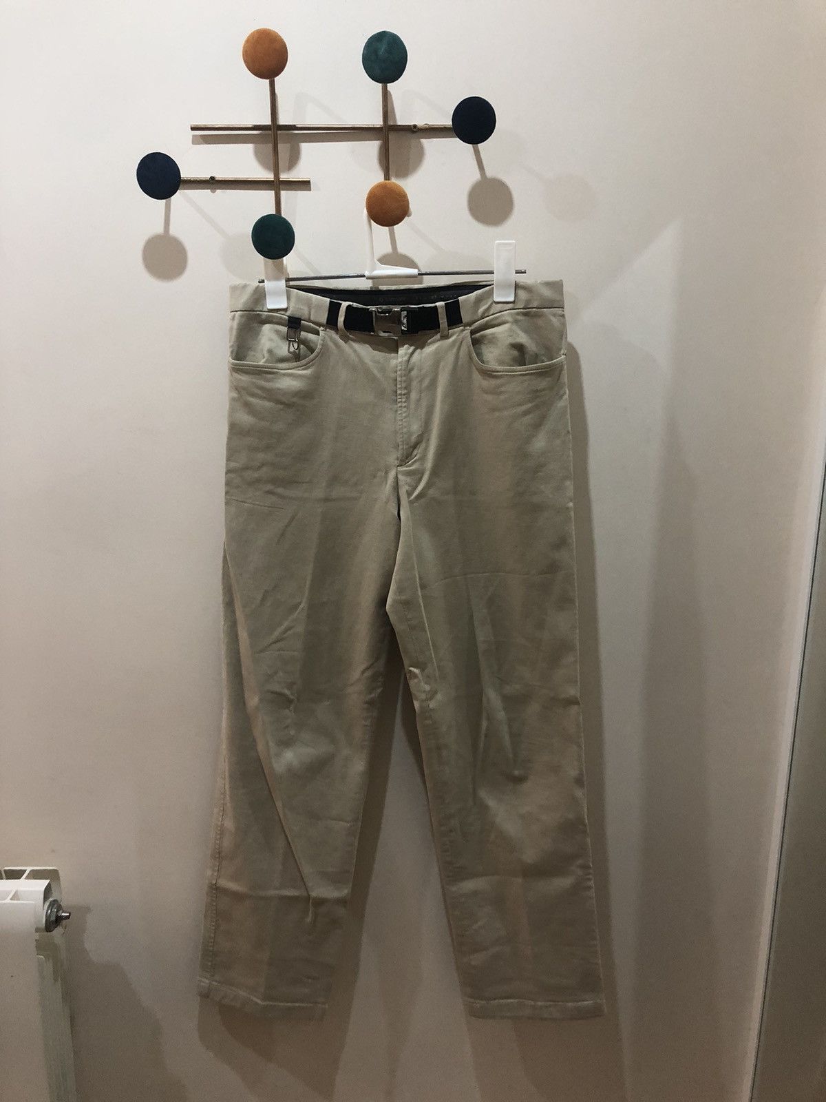 Neil Barrett × Samsonite Sansonite Travel Wear Collection beige pants Size US 32 / EU 48 - 1 Thumbnail