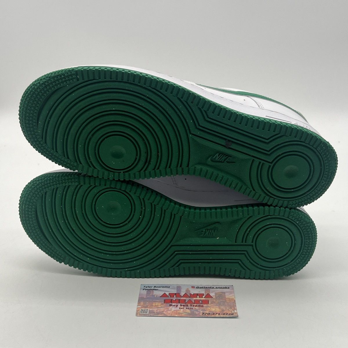 Nike Air Force 1 white malachite Size US 8.5 / EU 41-42 - 7 Thumbnail