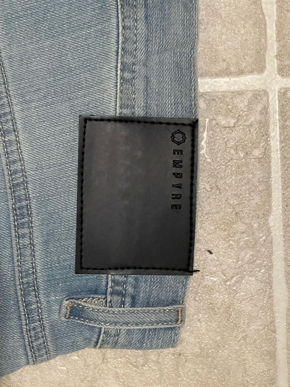 Empyre Empyre Light Blue Ripped Jeans Size US 30 / EU 46 - 4 Thumbnail