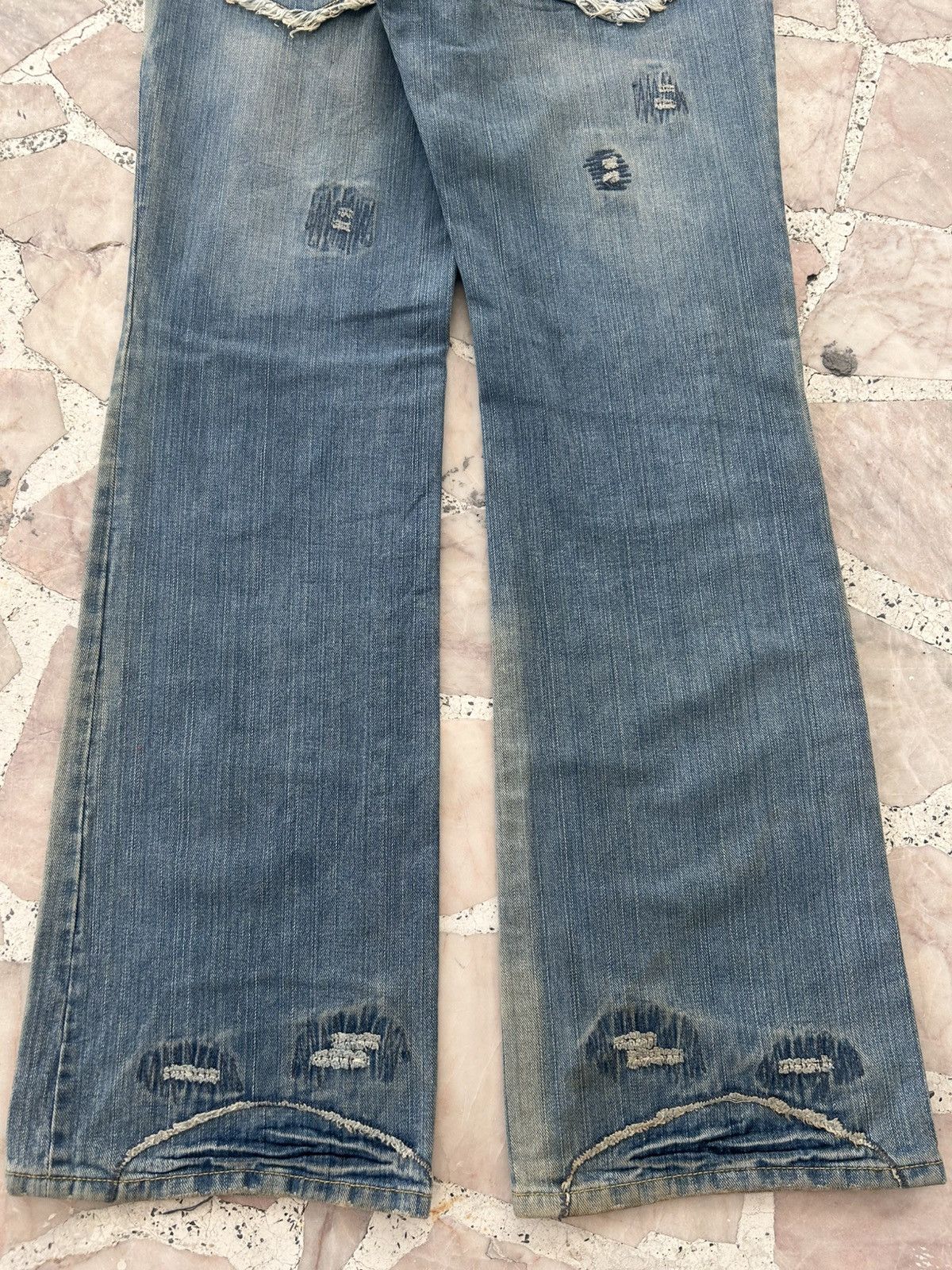 Japanese Brand Custom Culture Patchwork Denim Vintage Size US 30 / EU 46 - 8 Thumbnail
