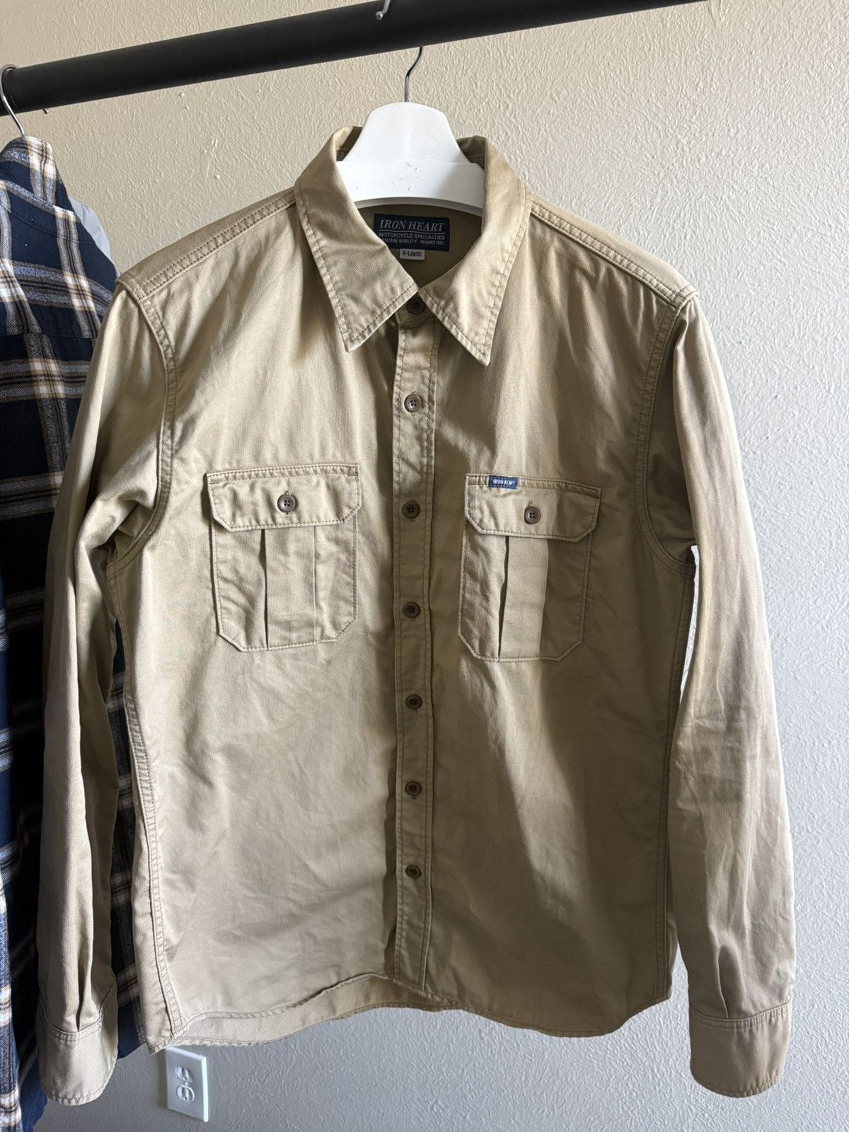 Iron Heart Iron Heart Tan Button Down Shirt Size US XL / EU 56 / 4 - 1 Thumbnail