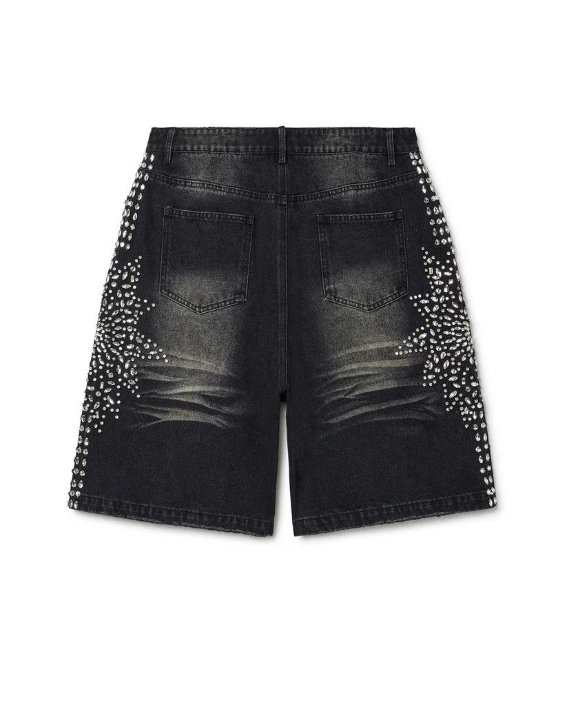 Vale Vale Forever Sirens Rhinestone Jorts Black Size 38 Size US 38 / EU 54 - 2 Thumbnail
