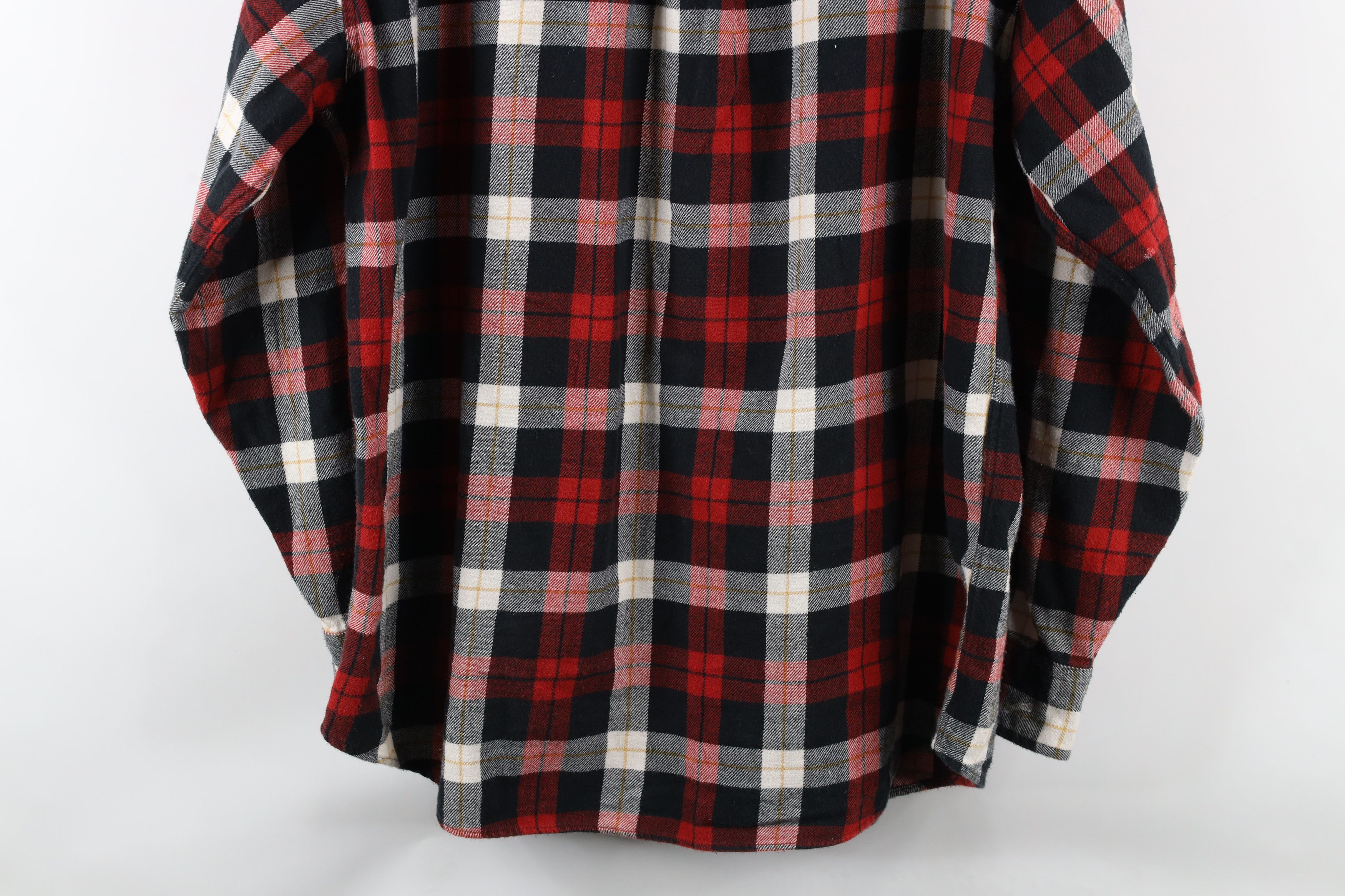 J.Crew × Vintage Vintage 90s J Crew Flannel Collared Button Down Shirt Plaid Size US L / EU 52-54 / 3 - 14 Thumbnail