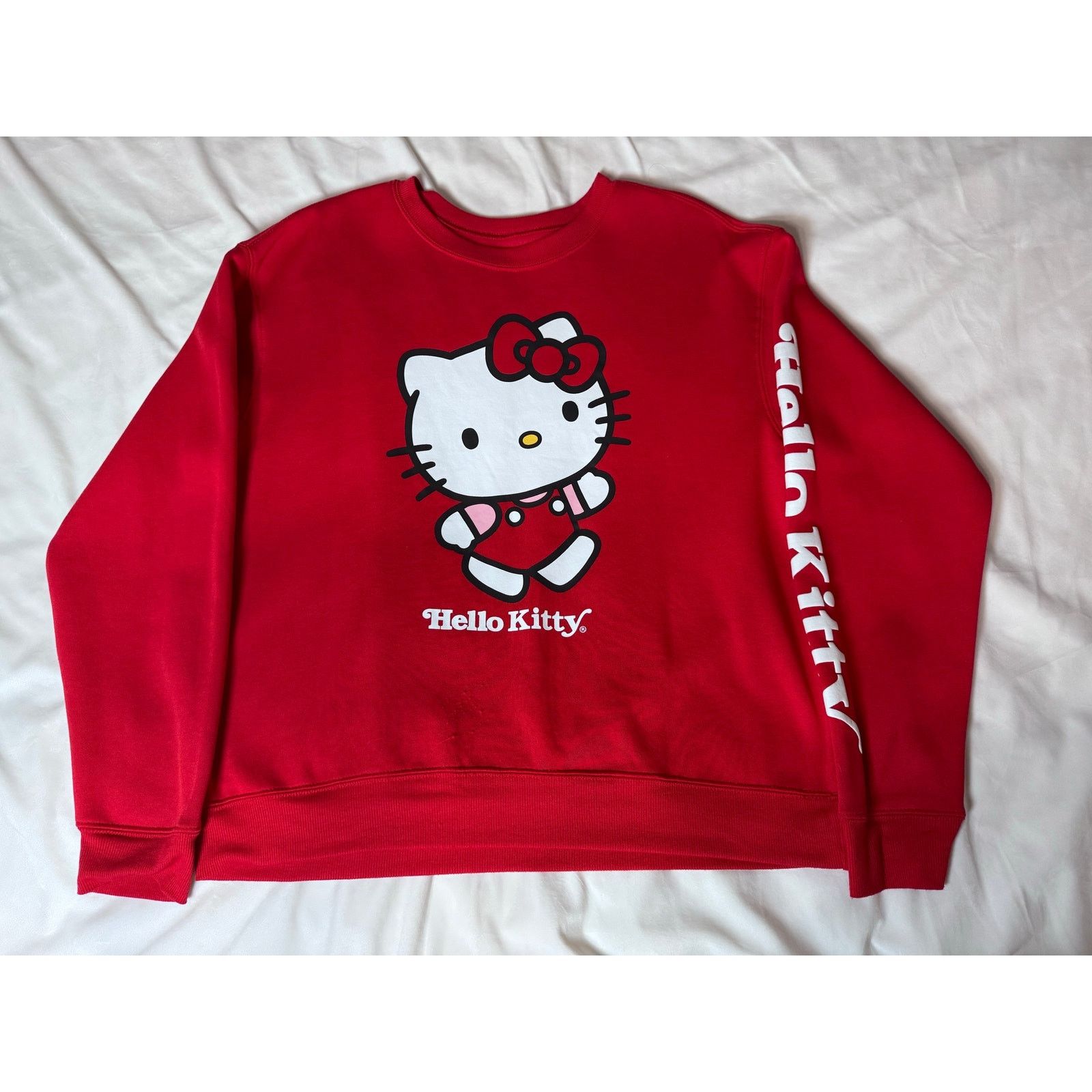Unknown London Sanrio Hello Kitty Hybrid Apparel Crewneck Sweatshirt USED Size XL / US 12-14 / IT 48-50 - 5 Thumbnail