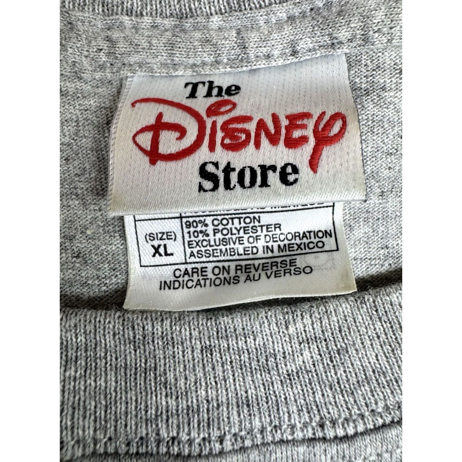 Disney VINTAGE Disney Mickey Mouse Millennium Gray T-Shirt Mens XL 2000s Short Sleeve Jersey Cotton Crew Neck Logo 90s Disney Shirt Size US XL / EU 56 / 4 - 2 Thumbnail
