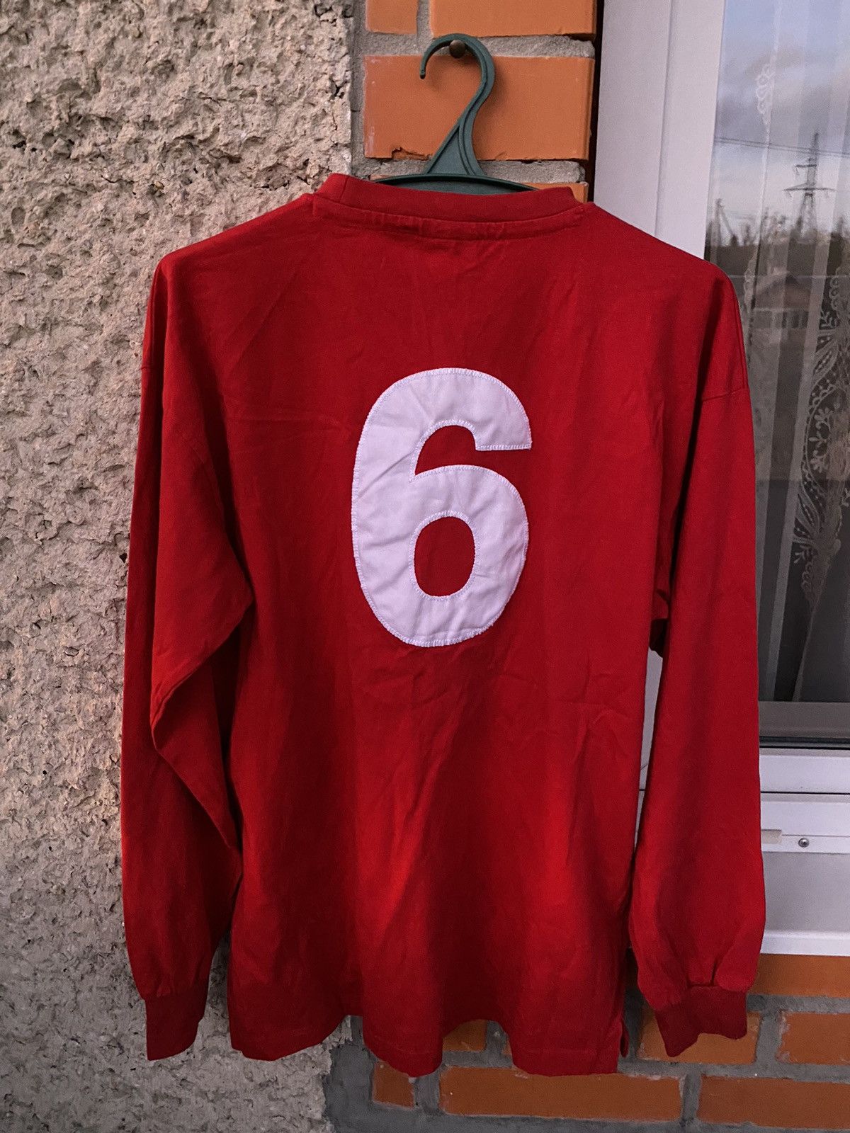 Other Vintage England Red Long Sleeve T-shirt #6 Soccer Jersey 90s Size US L / EU 52-54 / 3 - 5 Thumbnail