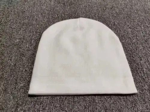 Other Money and Motion Graphic No Cuff Knit Beanie Hat White Size ONE SIZE - 2 Thumbnail