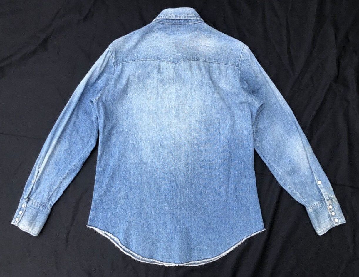 Blue Blue Japan Vintage Blue Blue Japan Mud Wash Denim Western Shirt Size US S / EU 44-46 / 1 - 7 Thumbnail
