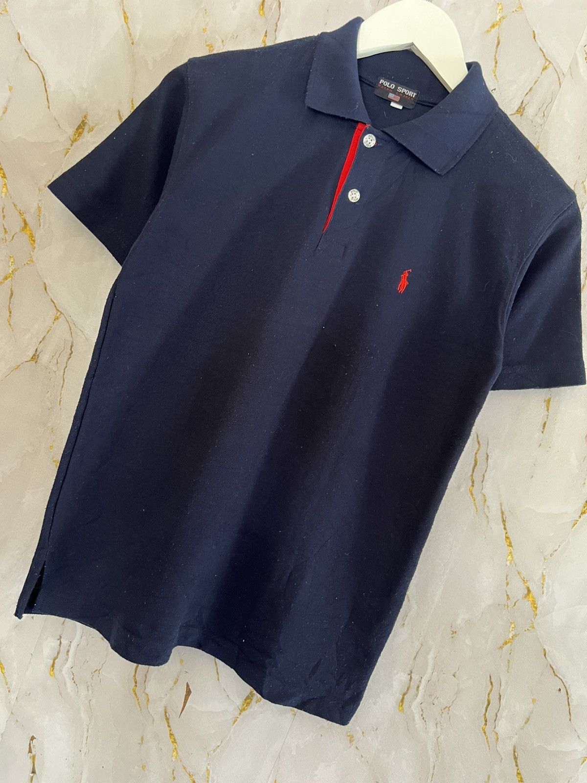 Polo Ralph Lauren Vintage Polo Sport Polo Collar Shirt – 90s Ralph Lauren Size US L / EU 52-54 / 3 - 5 Thumbnail