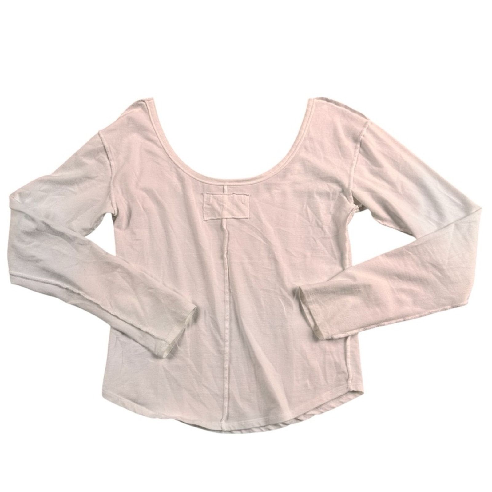 Free People We The Free Can’t Let Go Long Sleeve Tee – White – Size L Size L / US 10 / IT 46 - 5 Thumbnail