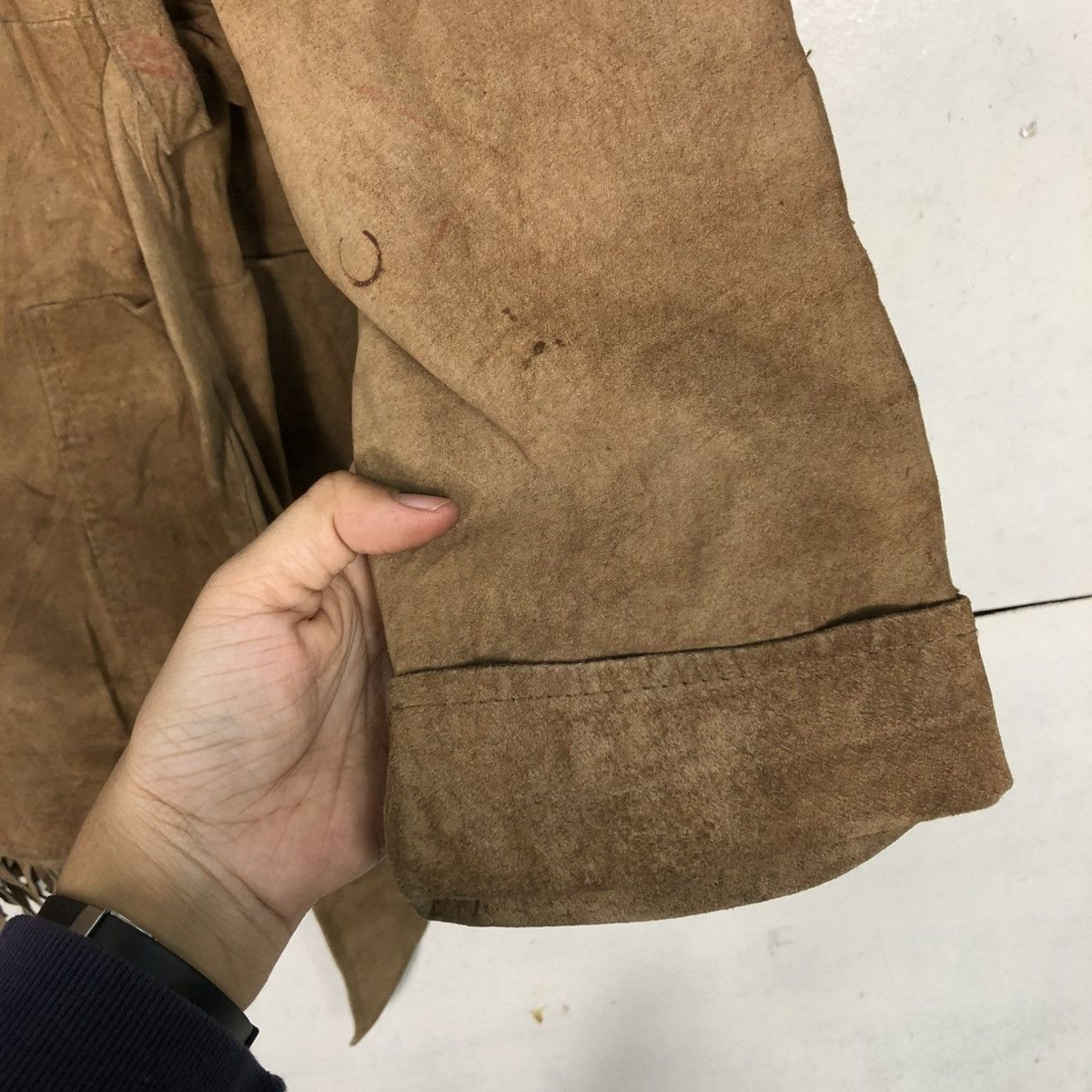 Vintage 🔥VINTAGE COWBOY DESIGN LEATHER JACKET JURAHOUSE ISSEY MIYAKE Size US M / EU 48-50 / 2 - 17 Thumbnail