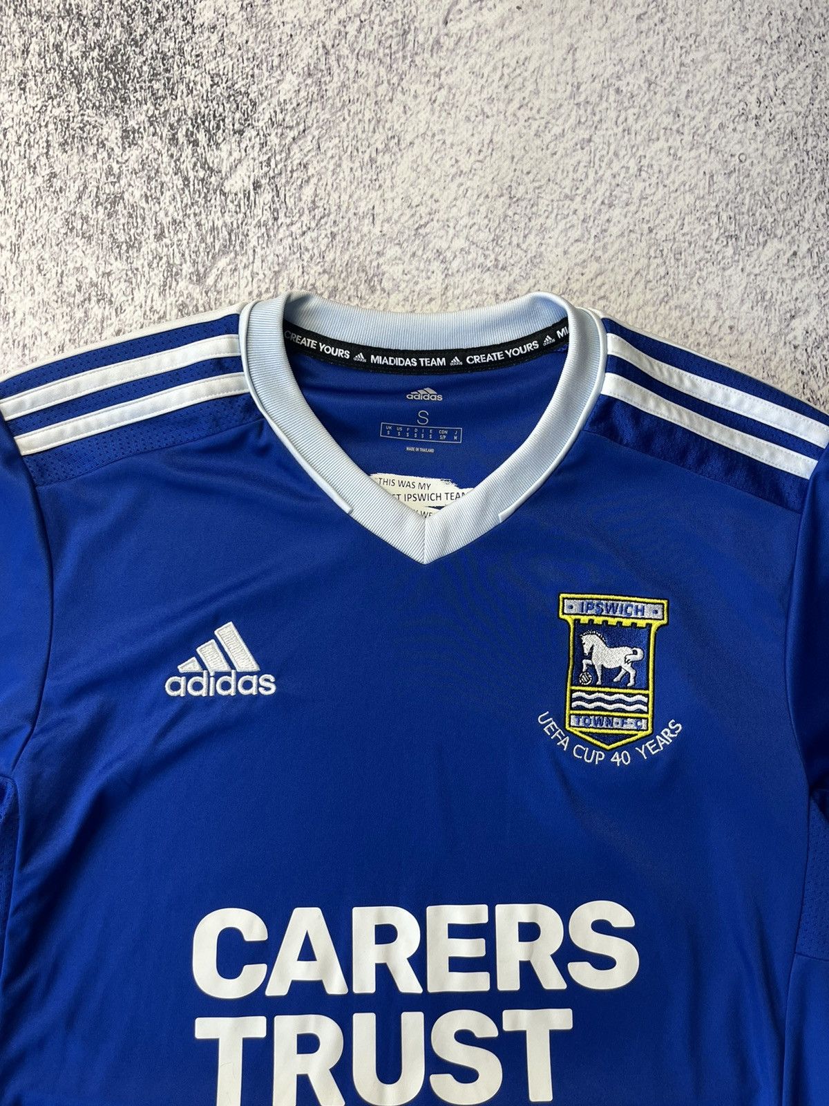 Adidas original IPSWICH TOWN 2020/21 Home Football Shirt Adidas Size US S / EU 44-46 / 1 - 4 Thumbnail