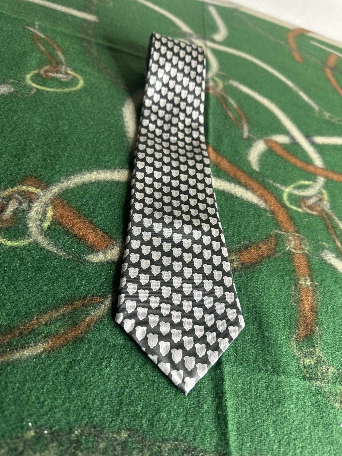 Bottega Veneta Bottega Veneta Silk Tie Pattern Luxury Men's Necktie Size ONE SIZE - 3 Thumbnail