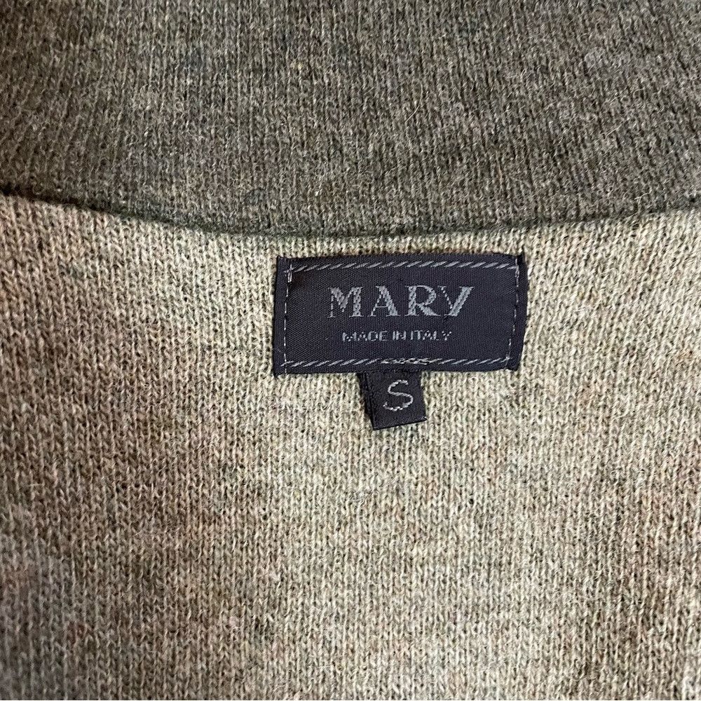 Other Mary Made in Italy Wool Khaki Military Jacket Cardigan Size Size S / US 4 / IT 40 - 7 Thumbnail