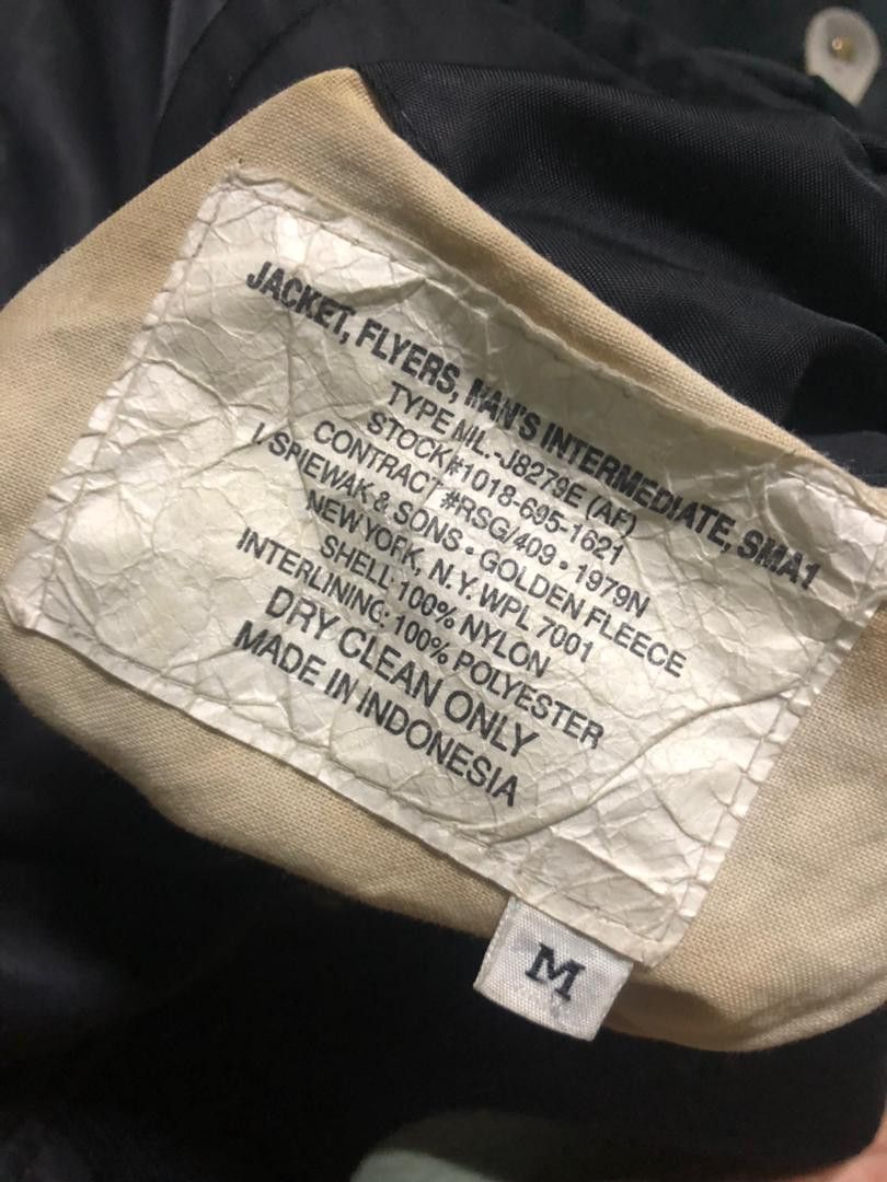 I. Spiewak And Sons I.Spiewak & Sons Bomber Jacket MA-1 Rivesible Size US M / EU 48-50 / 2 - 12 Thumbnail
