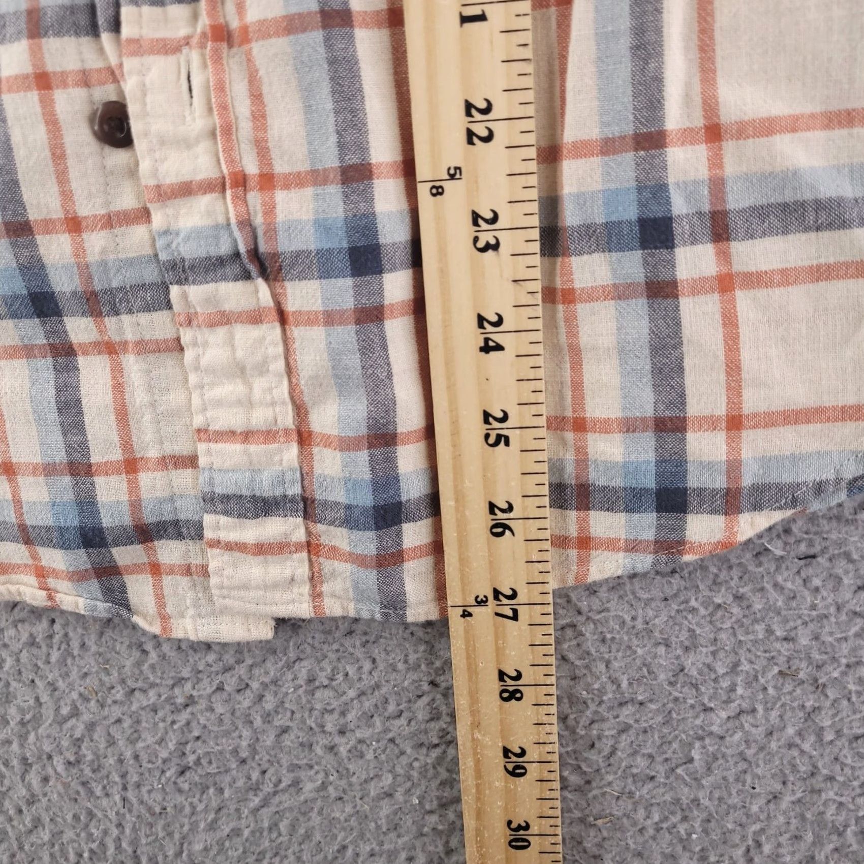 J.Crew J.CREW Shirt Mens Small Check Cotton Summer Breathable Long Sleeve Button-Up, Slim, Brown, Classic Pattern, Casual Size US S / EU 44-46 / 1 - 7 Thumbnail
