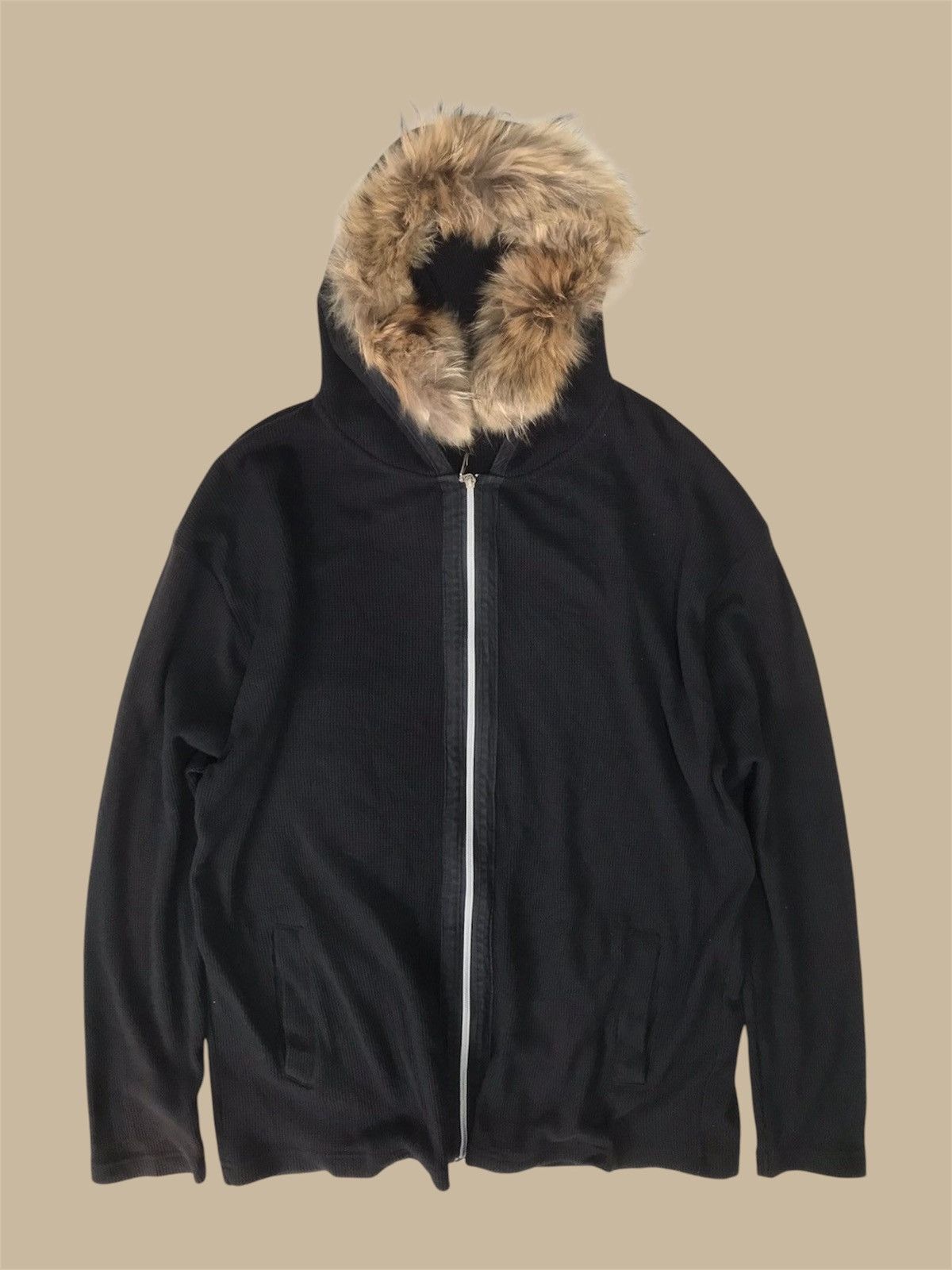 Japanese Brand LGB If Six Was Nine Style Faux Fur Zip Hoodie Jacket Size US XL / EU 56 / 4 - 1 Thumbnail