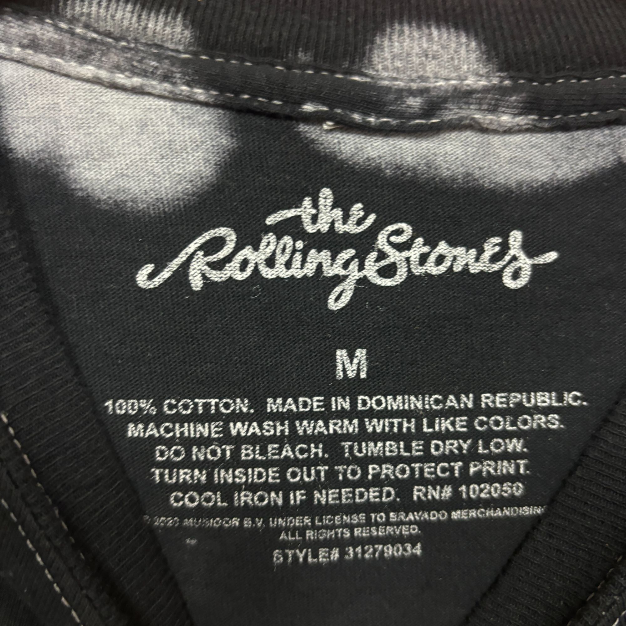 The Rolling Stones The Rolling Stones Exile on Main St Album Rock Bleach Dye M Size US M / EU 48-50 / 2 - 4 Thumbnail