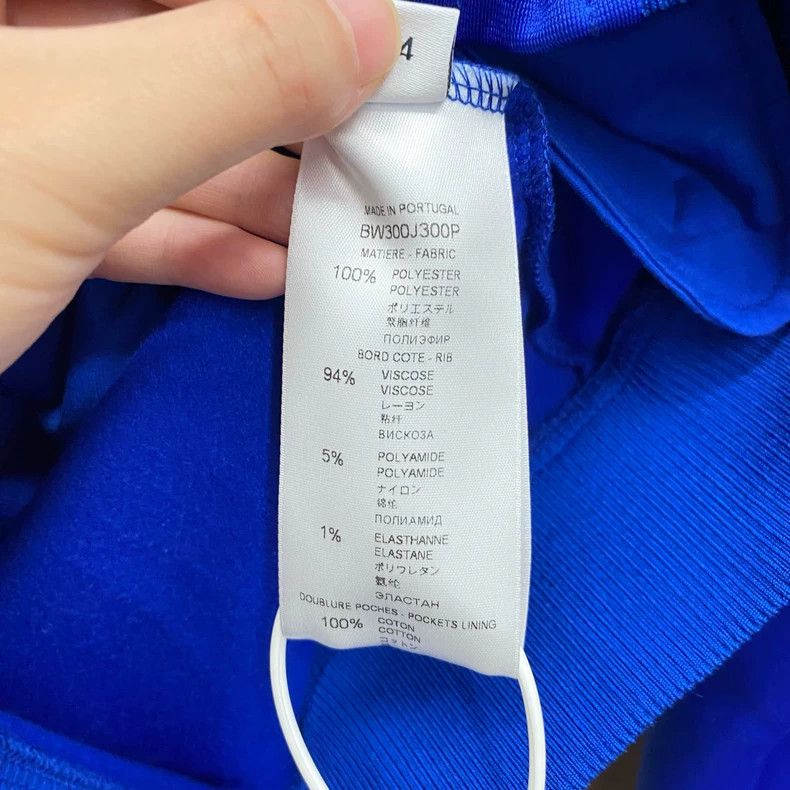 Givenchy Givenchy Size34 Klein Blue Embroidered Letter Logo Stand Co Size US M / EU 48-50 / 2 - 4 Thumbnail