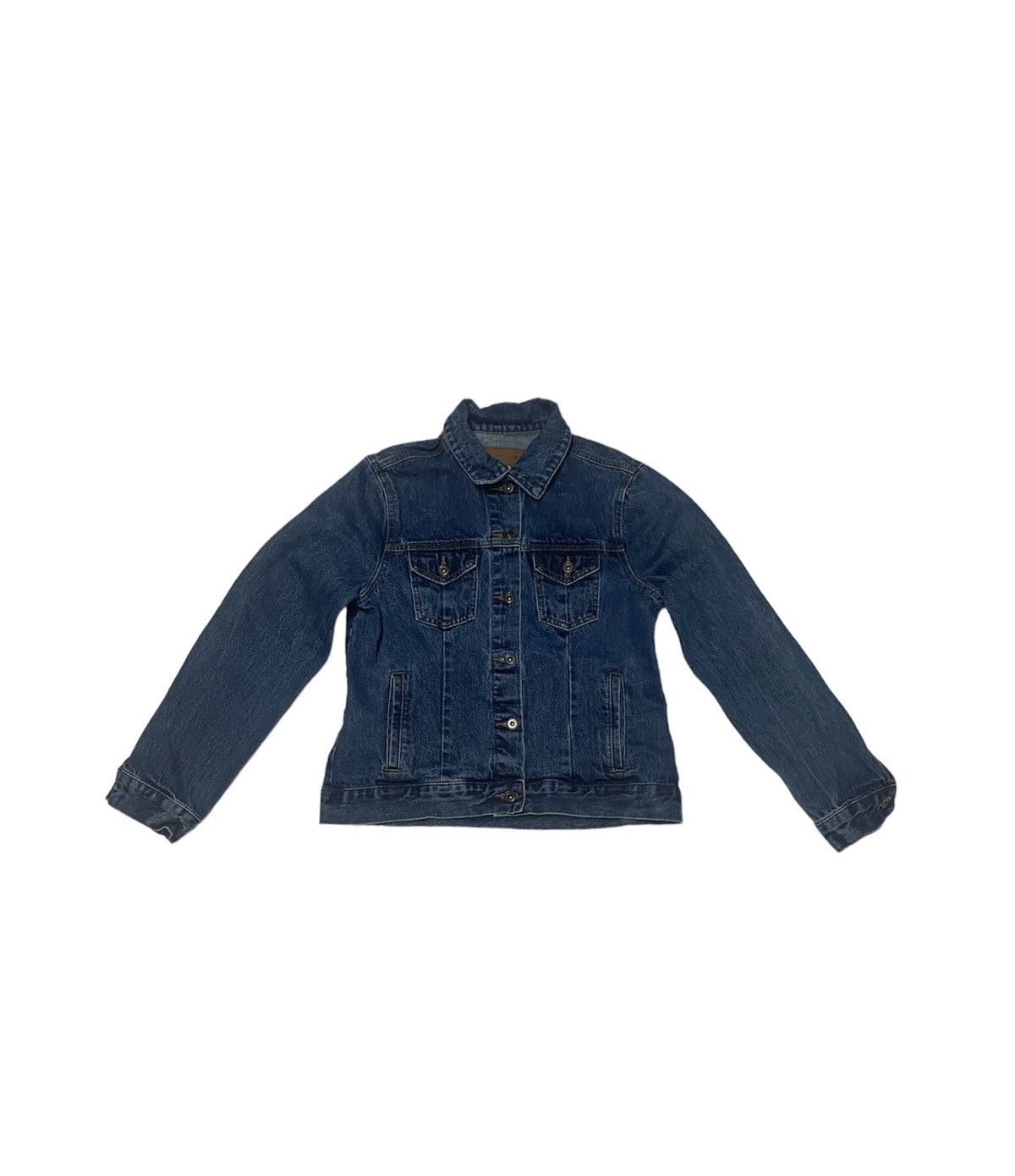 Port Authority × Vintage Vintage Y2K 00’s Crazy Streetwear Denim Jacket S Size US S / EU 44-46 / 1 - 1 Thumbnail