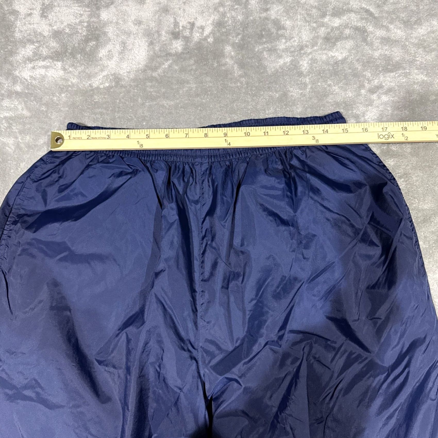 Adidas VINTAGE Adidas Team Track Pants Mens XL Blue Red 3 Stripes Lined Nylon Zip 90s Basketball Gym Running Shirts/Pants Men Size US 36 / EU 52 - 5 Thumbnail