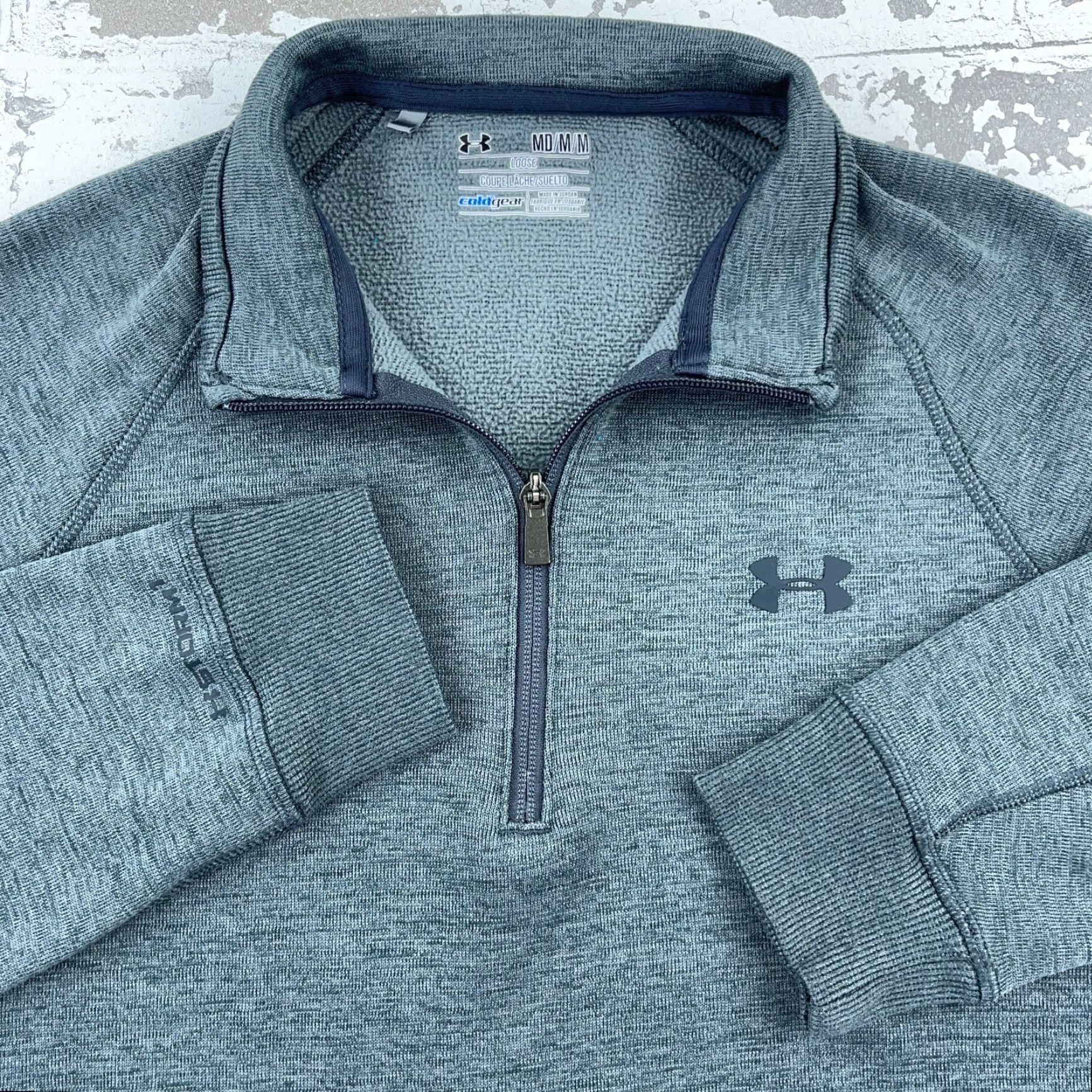 Under Armour Under Armour Sweatshirt Men M Gray 1/4 Zip Mock Neck Lightweight Breathable Performance Golf Pullover Regular STAY-MINT Size US M / EU 48-50 / 2 - 2 Thumbnail