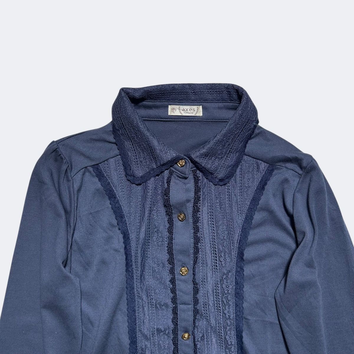 Japanese Brand Vintage axes femme Button Up Shirt Size M / US 6-8 / IT 42-44 - 3 Thumbnail