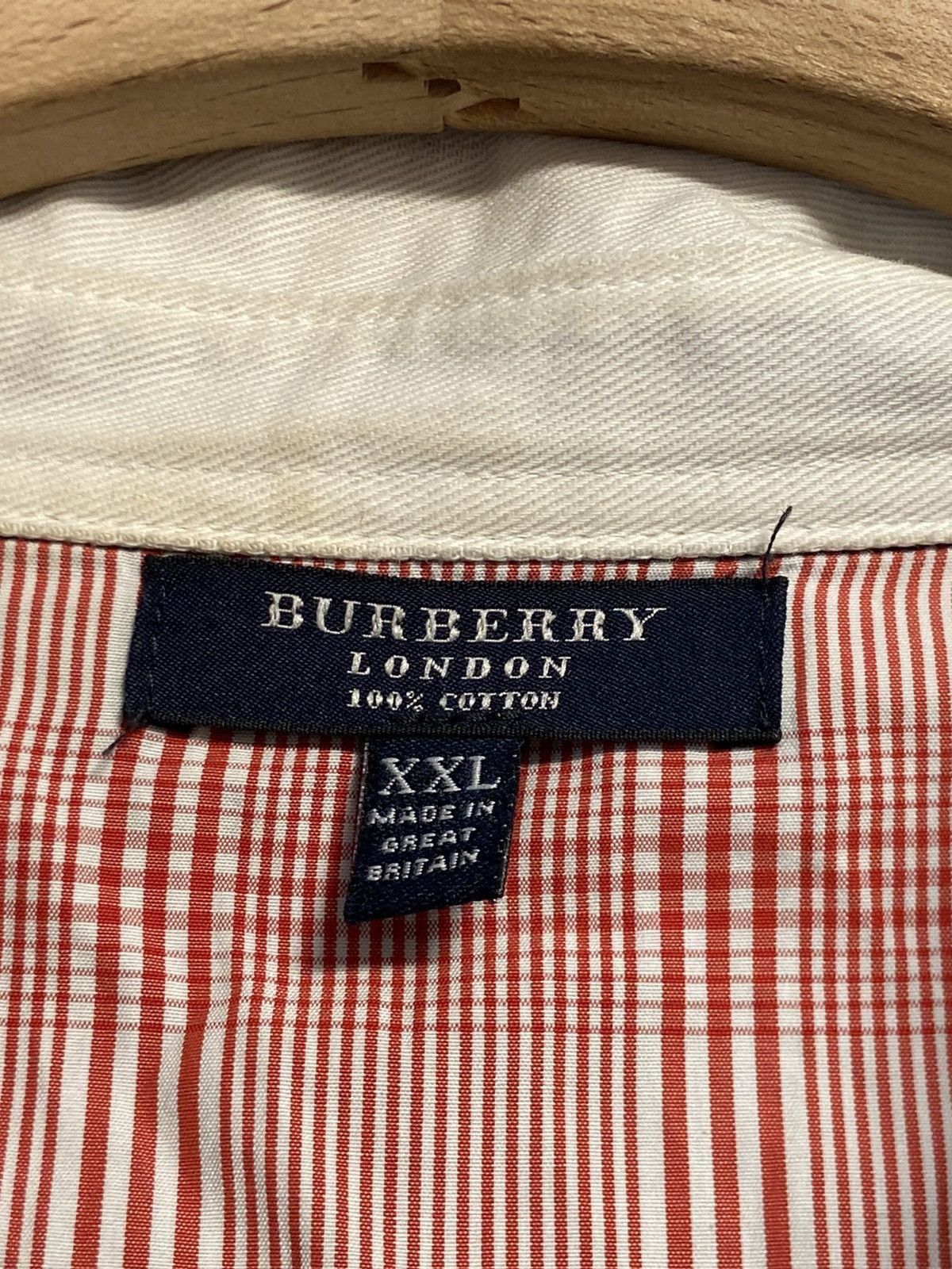 Burberry Vintage Burberry Nova Check Polo Long Sleeve Shirt Size US XXL / EU 58 / 5 - 11 Thumbnail