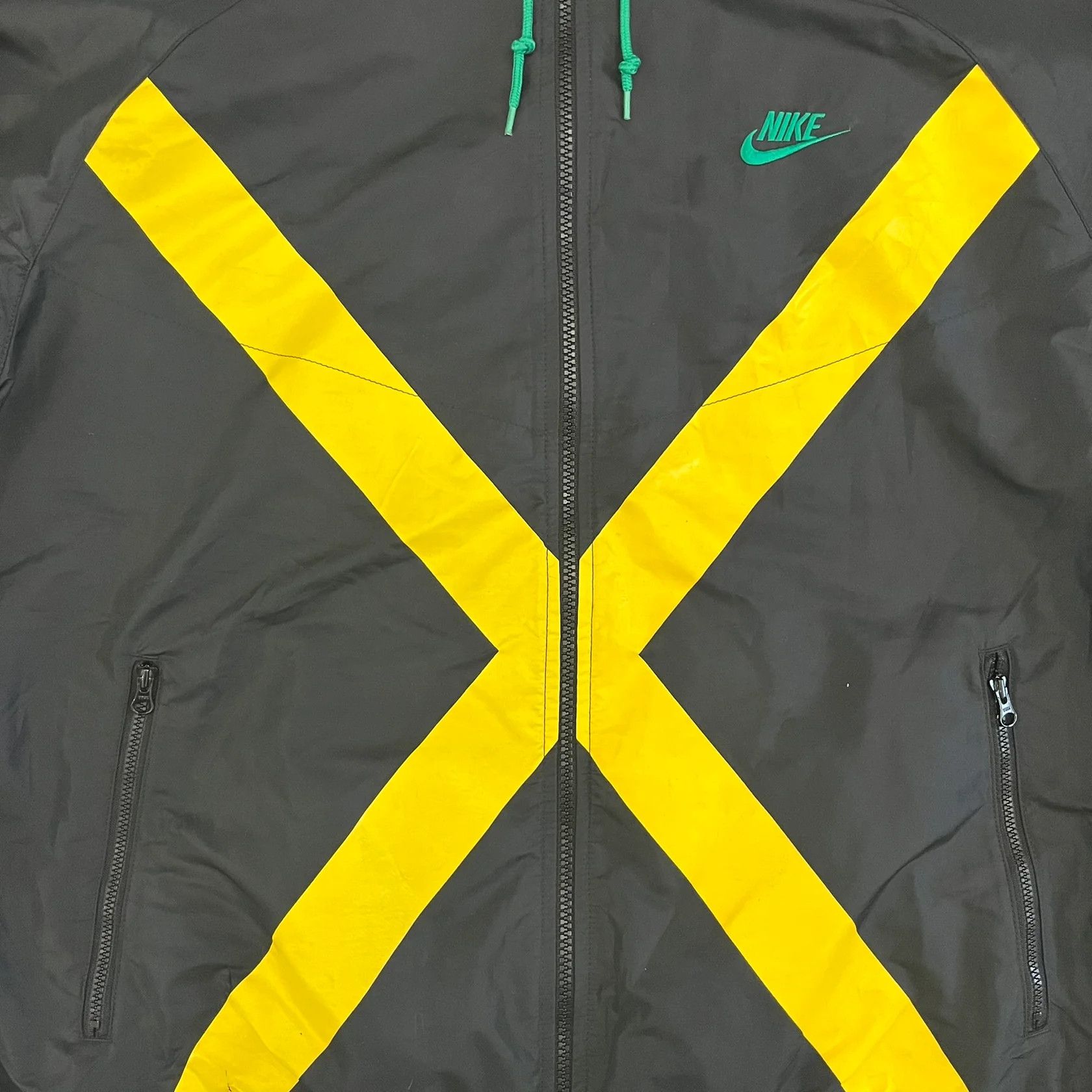 Nike Nike Jamaica Olympics 2008 Split Windbreaker (Large) Size US L / EU 52-54 / 3 - 2 Thumbnail