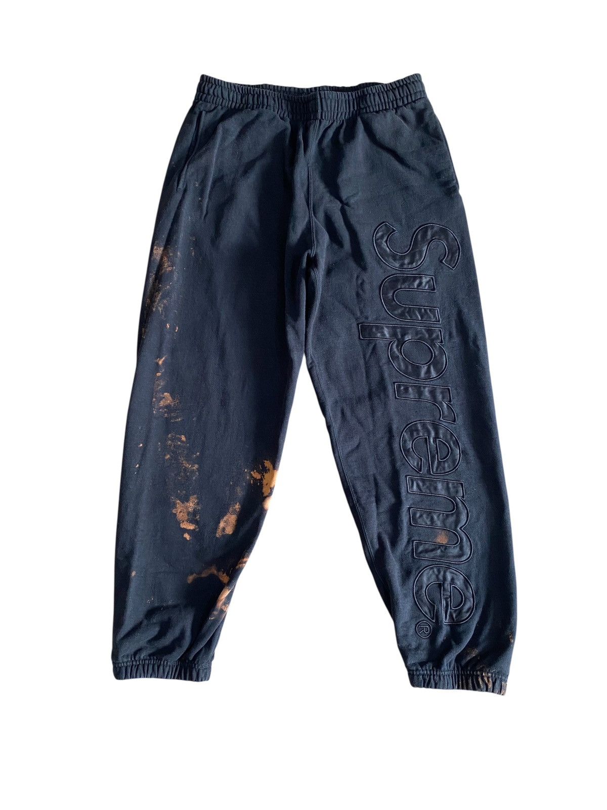 Supreme Supreme sweatpants big logo embroidered Size US 32 / EU 48 - 1 Thumbnail