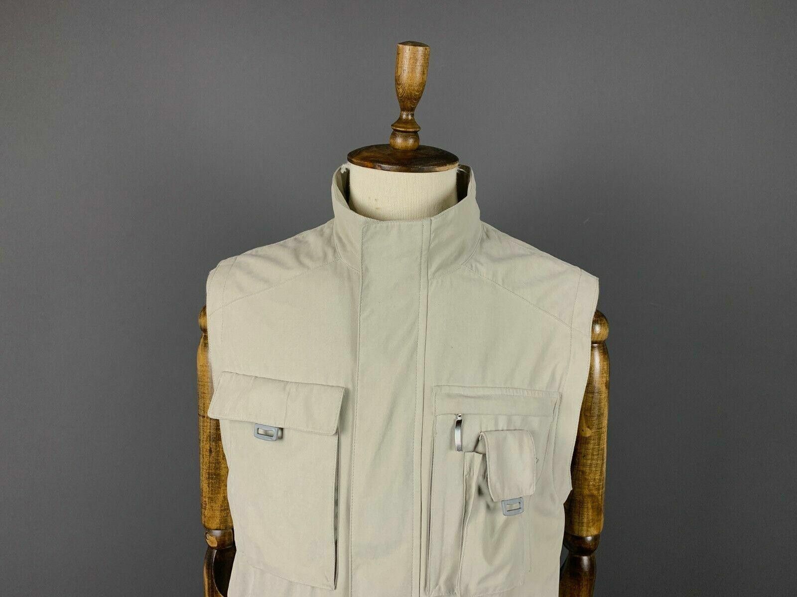 Carlo Colucci Carlo Colucci Beige Multi Pocket Vest Gillet Jacket Size S Size US S / EU 44-46 / 1 - 2 Thumbnail