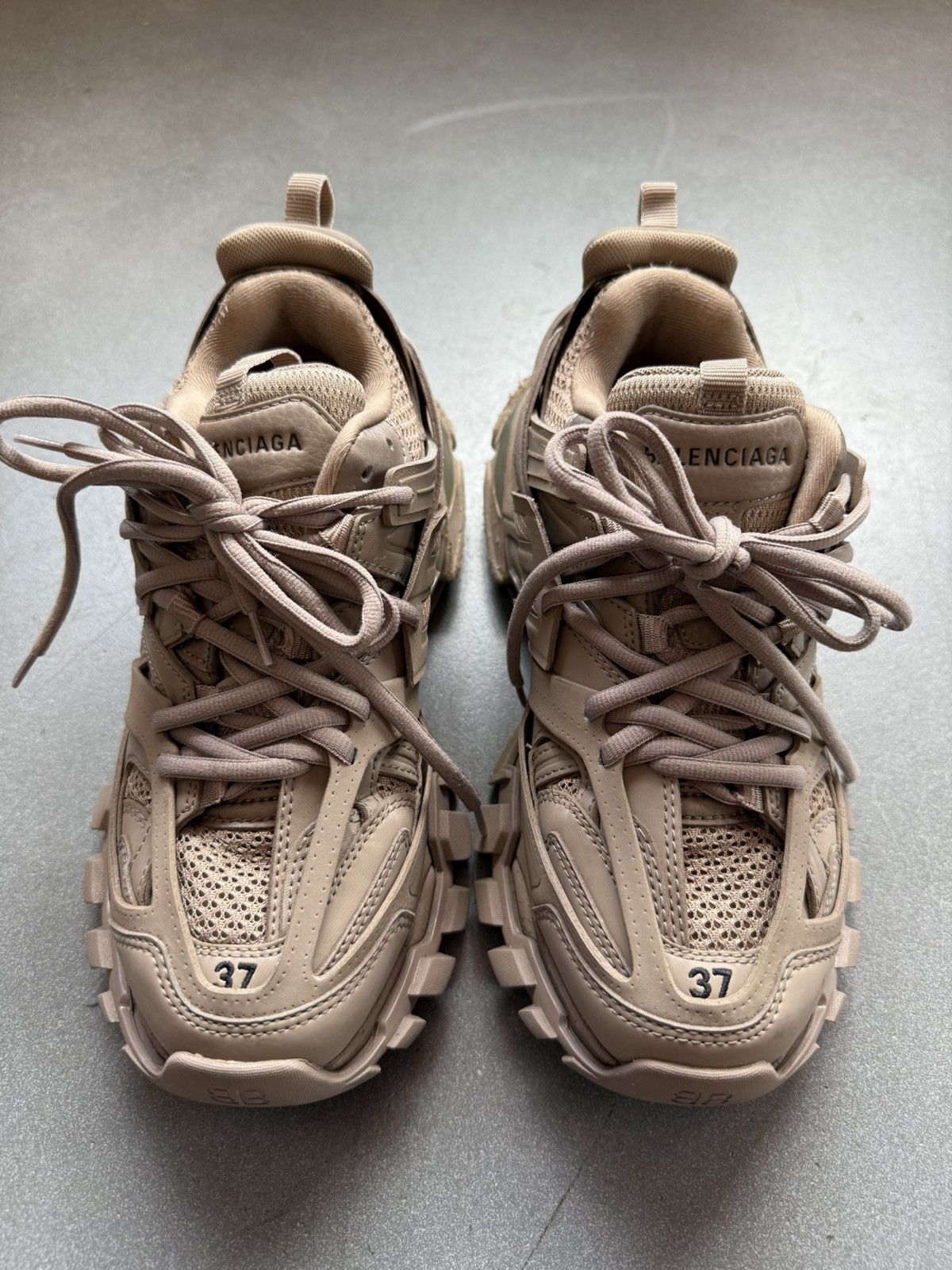 Balenciaga Balenciaga Track Sneaker Recycled Sole Beige Size 40 / 7W Size US 7 / IT 37 - 8 Thumbnail