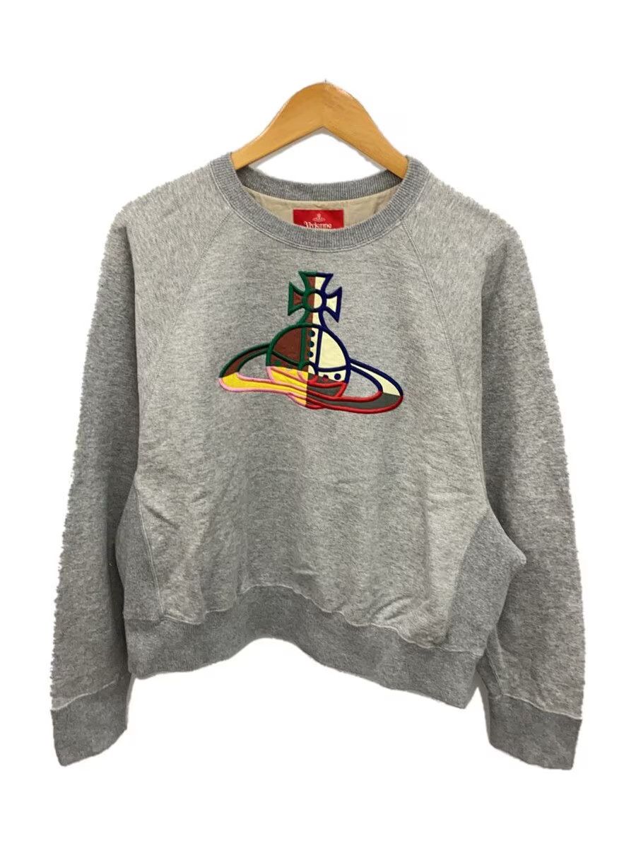 Vivienne Westwood Wide Boxy Orb Raglan Sweatshirt Size US S / EU 44-46 / 1 - 1 Thumbnail