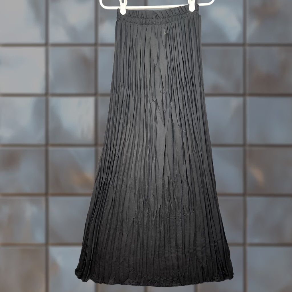 Vintage VINTAGE Black Maxi Skirt Long Semi Sheer Whimsygoth Witchy Fairy Grunge USA Skirt M Womens Size 32" / US 10 / IT 46 - 1 Thumbnail