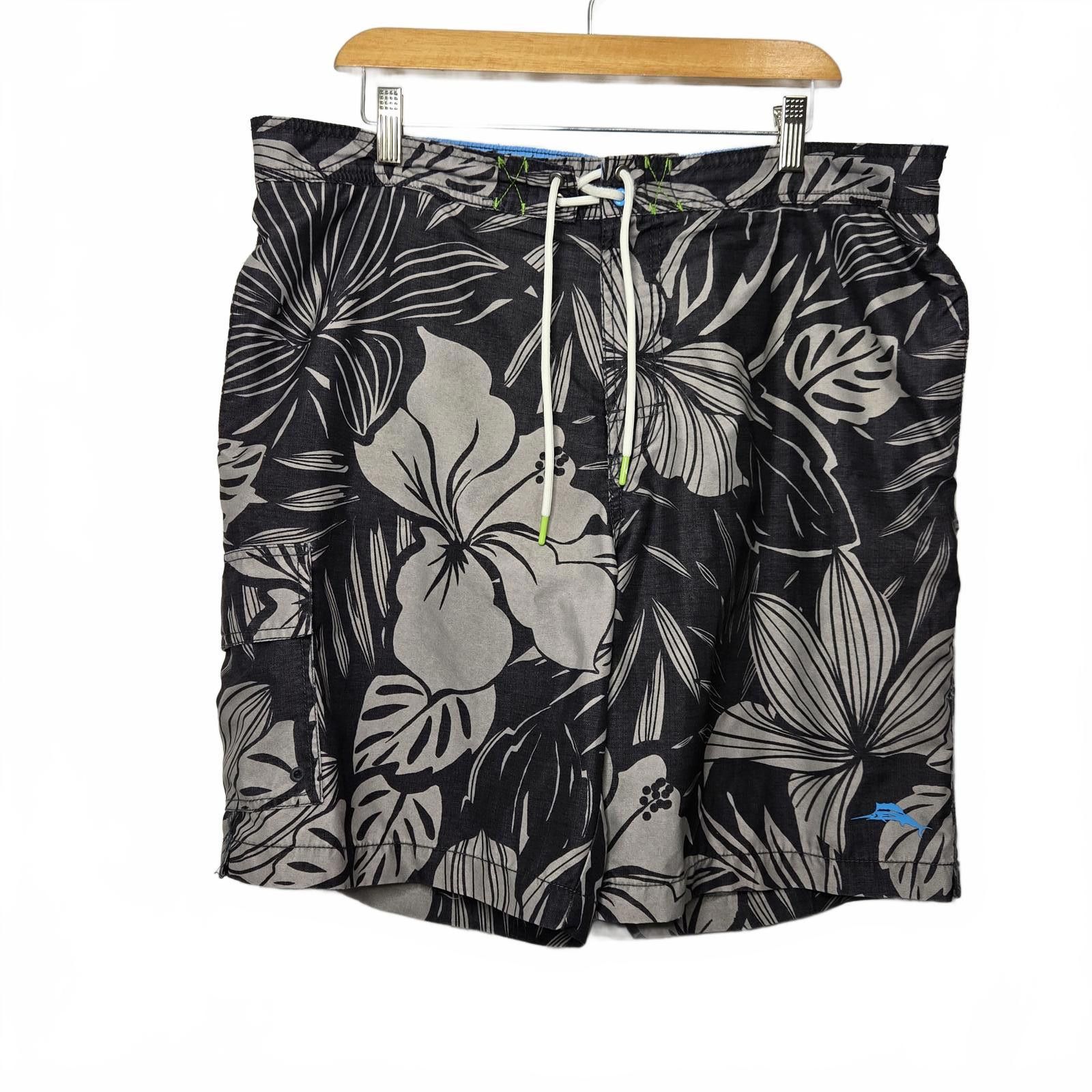 Tommy Bahama Tommy Bahama Swim Trunks Men's Extra Large Shorts Black Gray Size US 36 / EU 52 - 1 Thumbnail