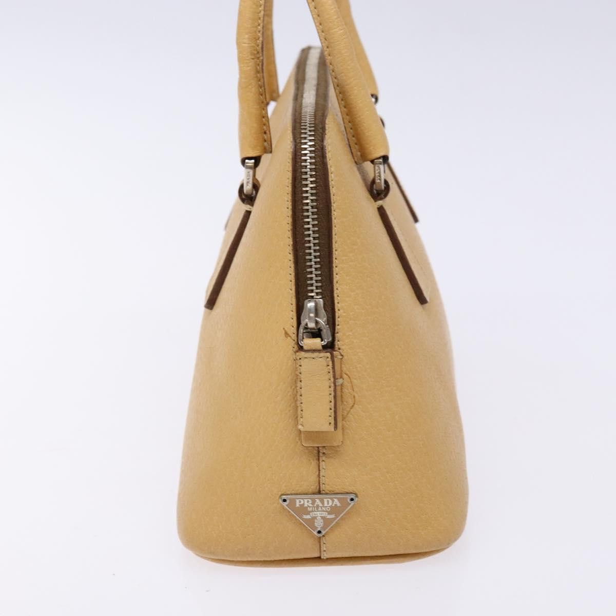 Prada PRADA Hand Bag Leather Beige Size ONE SIZE - 5 Thumbnail