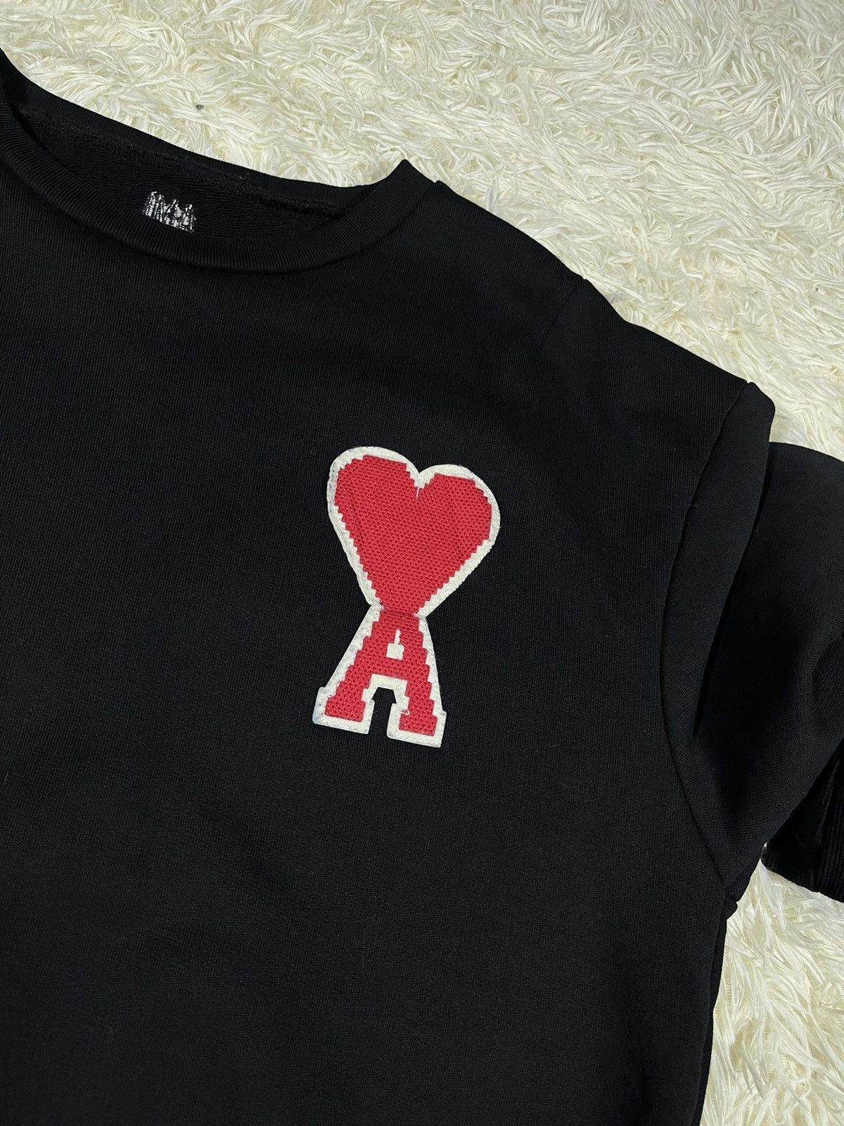 Designer × Japanese Brand VINTAGE AMI BIG LOGO SWEATSHIRT Size ONE SIZE - 3 Thumbnail