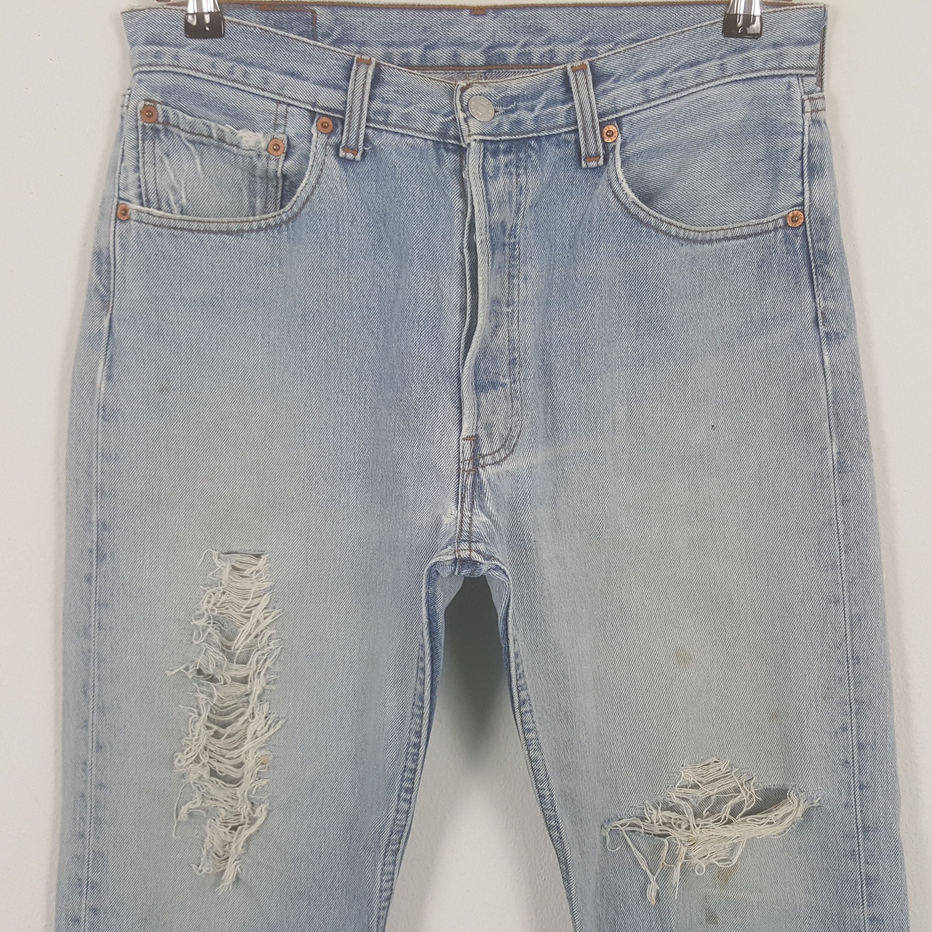 Levi's Vintage Levi's American Distressed Style Denim Jeans Size US 30 / EU 46 - 2 Thumbnail