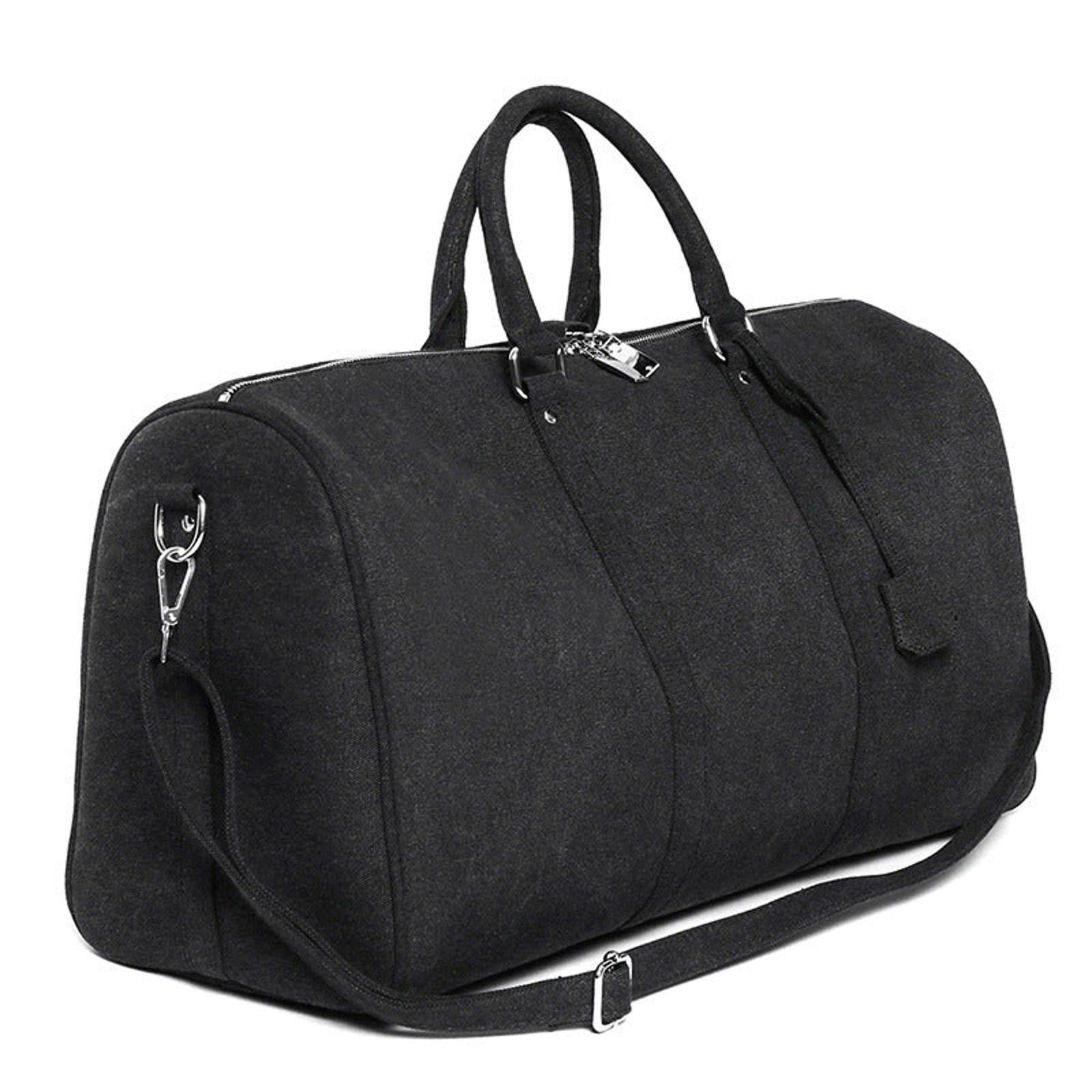 Other Olive Green Canvas Duffle Bag, Large Travel Bag Size ONE SIZE - 6 Thumbnail