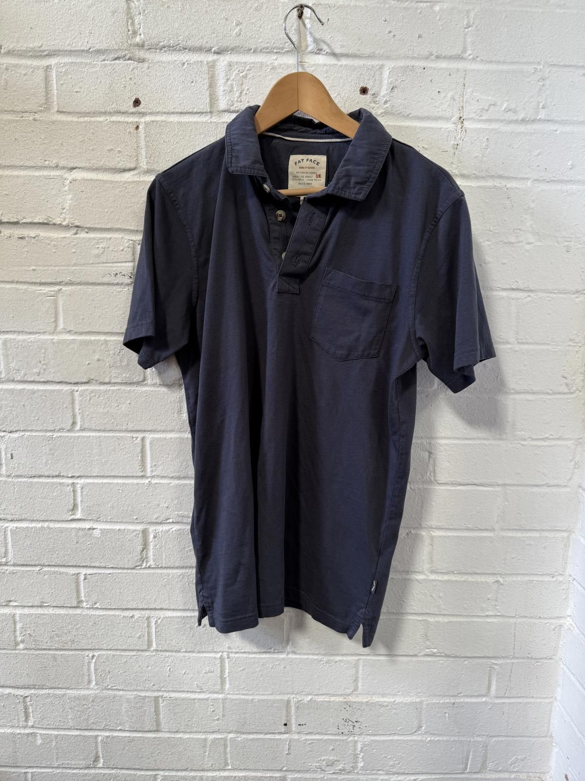 Designer Casual Men's Polo Shirt - Navy Blue Size US L / EU 52-54 / 3 - 1 Thumbnail