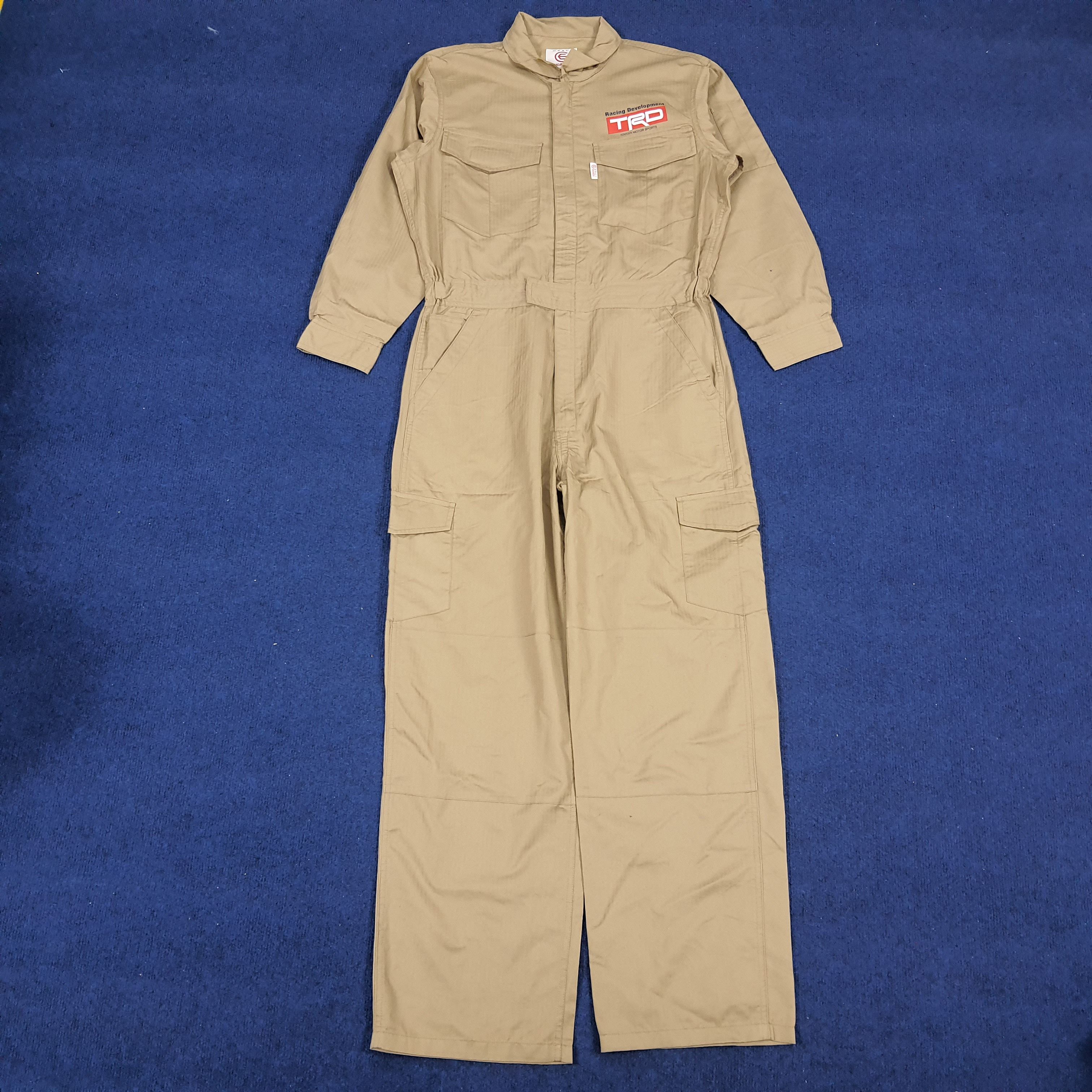 Vintage Toyota Motorsports Japanese Brand Workwear Coverall