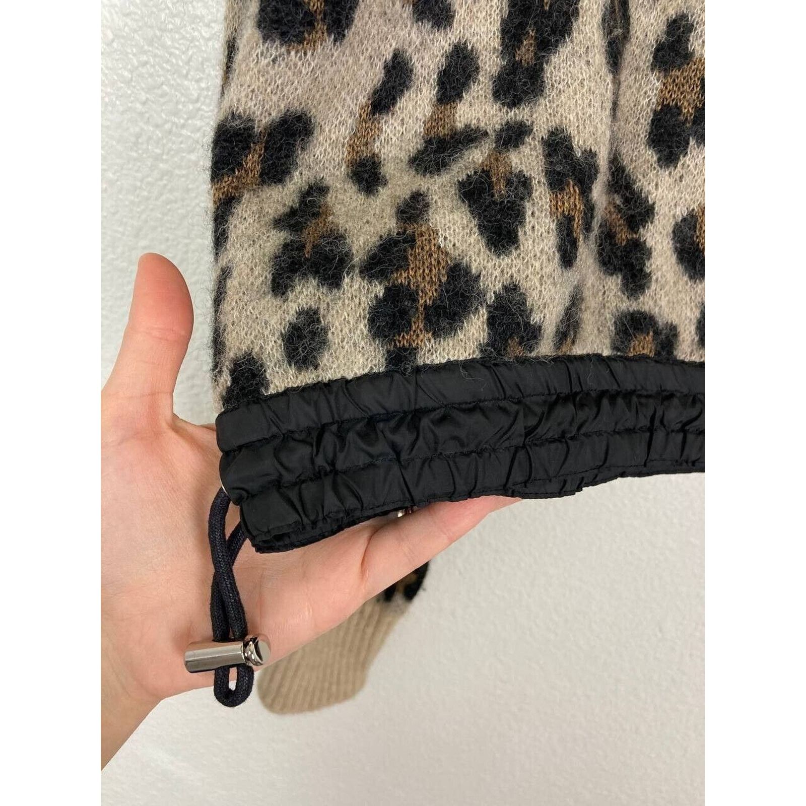 Sacai Sacai Leopard Print Alpaca Wool Sweater Medium Turtleneck Size M / US 6-8 / IT 42-44 - 9 Thumbnail