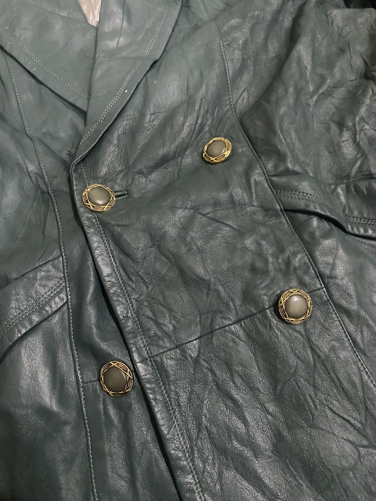 Pierre Balmain × Vintage Vintage Pierre Balmain Lamb Leather Jacket Size L / US 10 / IT 46 - 6 Thumbnail