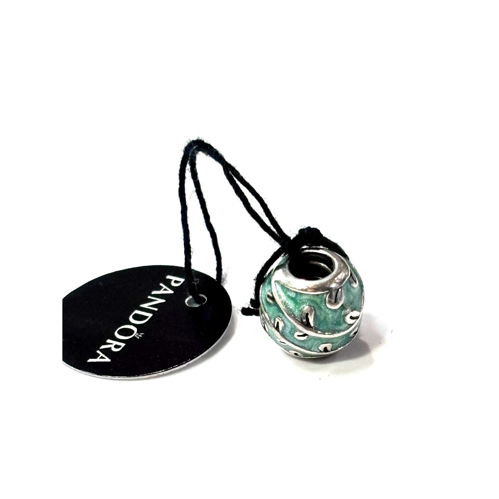 pandora PANDORA Sterling Silver Blue Enamel Vines Bead - 790525EN18 Size ONE SIZE - 2 Thumbnail